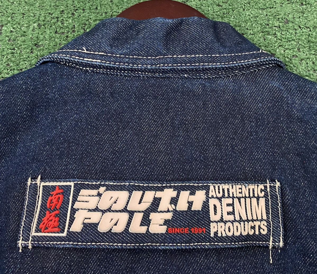 Southpole Rare Vintage 90’s South Pole Japanese Dragon Denim Jacket Size US XL / EU 56 / 4 - 3 Thumbnail