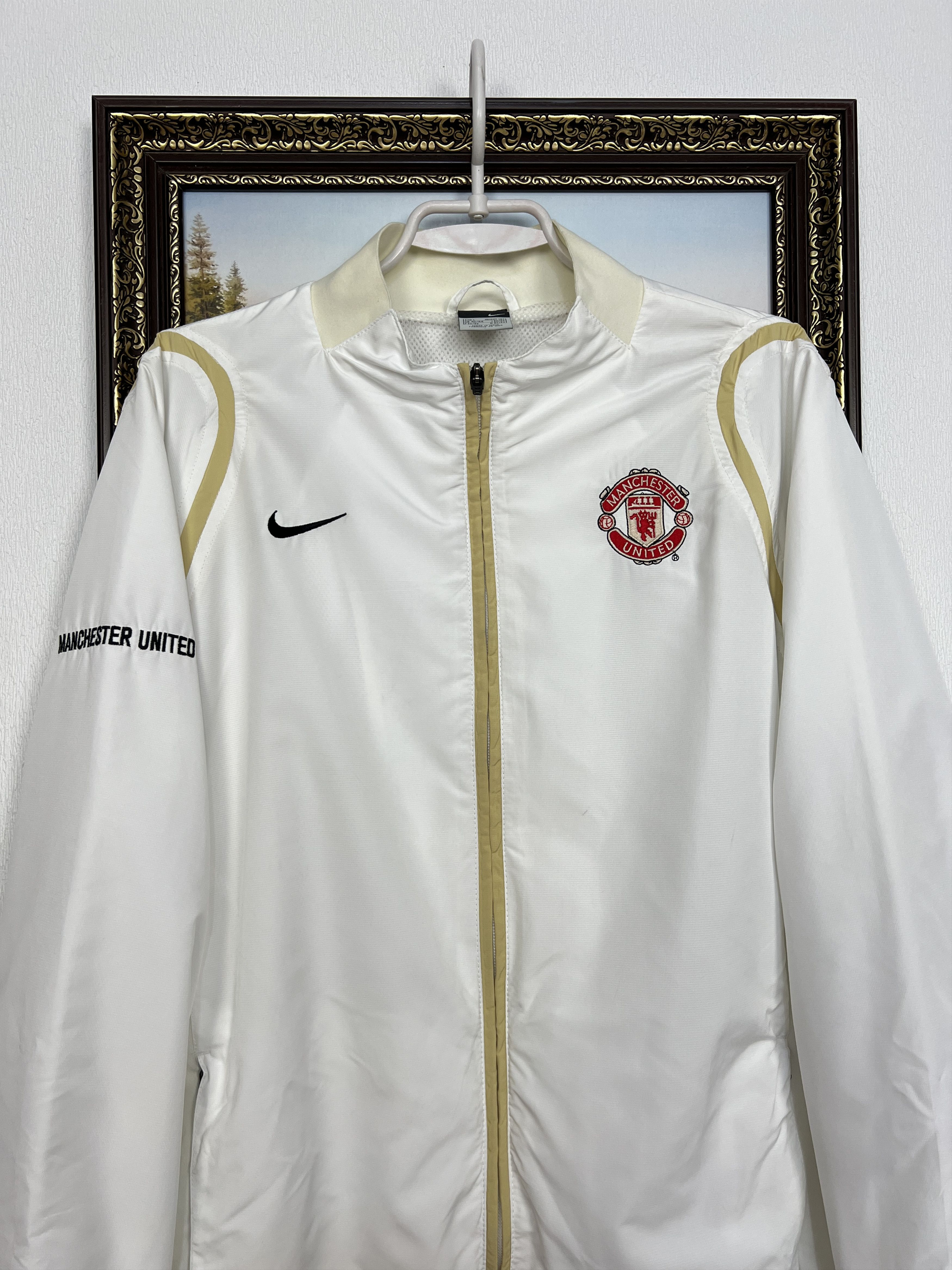 Nike Vintage Manchester United Football Jacket Soccer Track Top Size US L / EU 52-54 / 3 - 2 Thumbnail