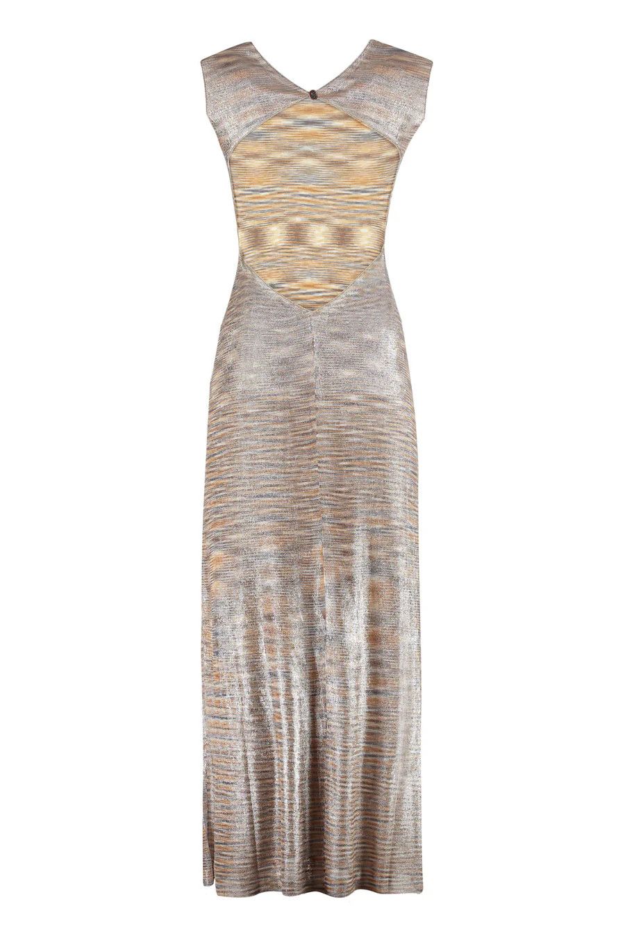 Missoni o1mle0425 Lurex Knitted Dress in Multicolor Size 30" / US 8 / IT 44 - 2 Thumbnail