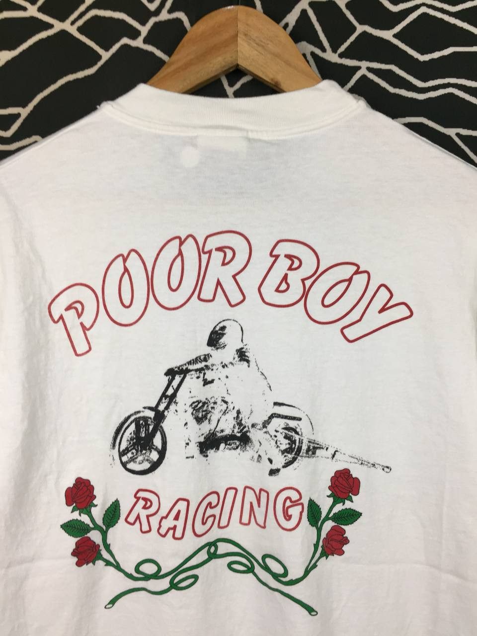 Vintage Vtg 90s Poor Boy Racing Performance Harleys Tee Size US M / EU 48-50 / 2 - 3 Thumbnail