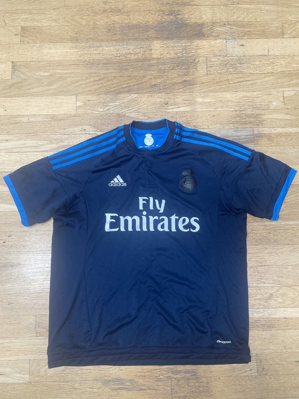 adidas Real Madrid Lサイズ 15/16 サード 楽天市場】【イニシャル・番号加工無料】 レアル・マドリード15
