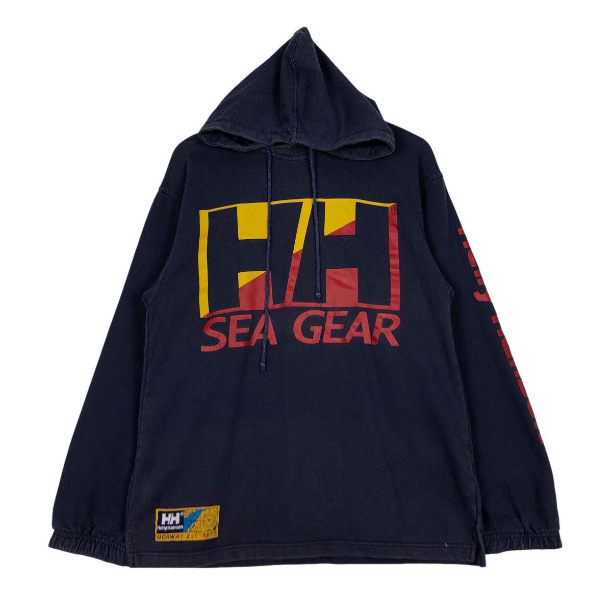 Helly Hansen Sea Gear Hoodie Sweatshirt Jumper Medium Size
