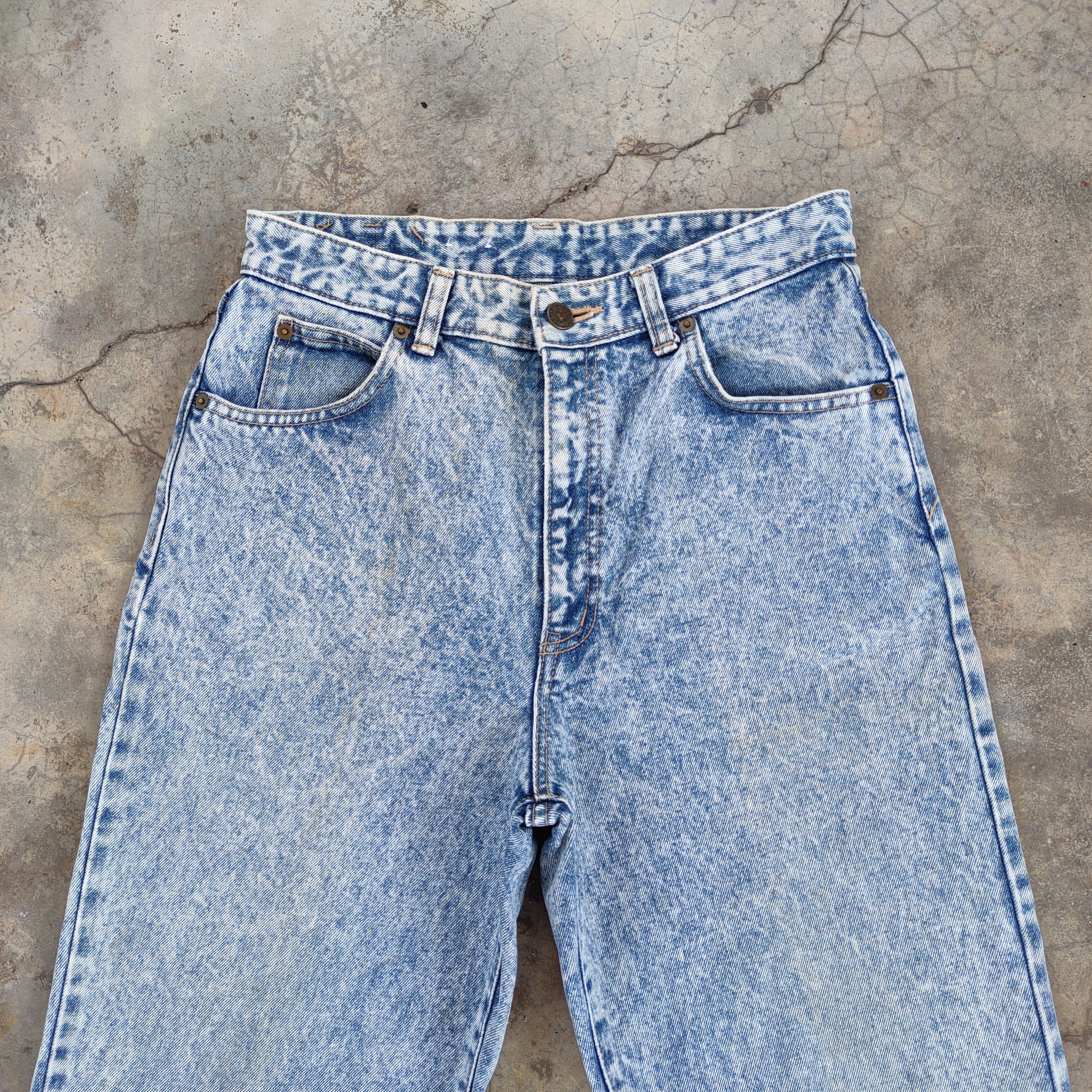 Japanese Brand × Jean × Vintage VINTAGE THREE PAI FADED ACID WASH JEANS PANTS Size US 29 - 4 Thumbnail