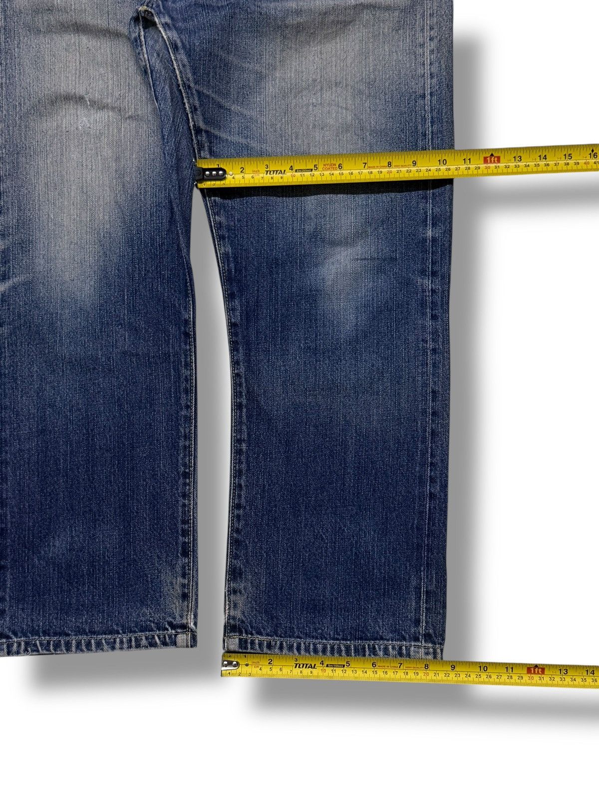 Uniqlo Vintage Uniqlo UJ S002 Selvedge Denim Jeans Red Line | W38 Size US 38 / EU 54 - 18 Thumbnail