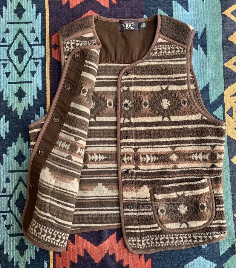 RRL Ralph Lauren RRL Ralph Lauren Jacquard fluffy vest Size US M / EU 48-50 / 2 - 3 Thumbnail