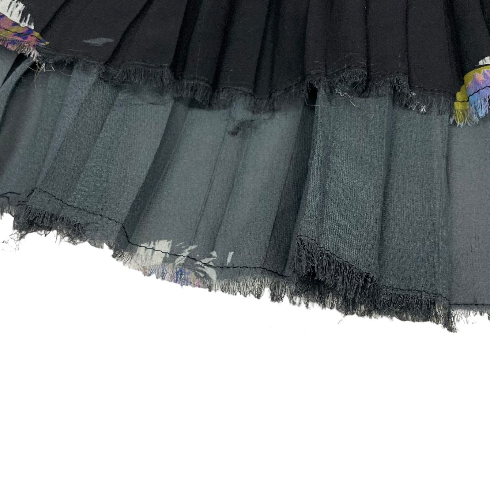 Acne Studios Acne Women's Black Polyester Pleated Pull On Flare Skirt 38 Size 38" / US 16 / IT 52 - 5 Thumbnail
