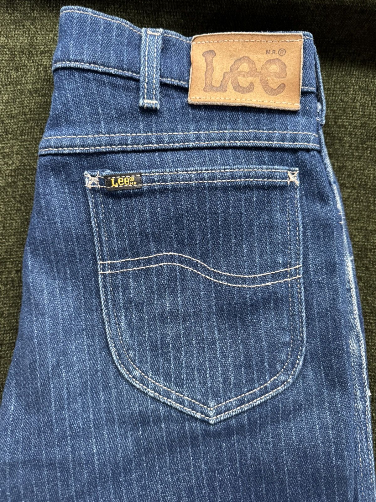 Art Comes First × Lee × Vintage Vintage Lee Riders Rail Road Strip Jeans Size US 33 - 1 Thumbnail