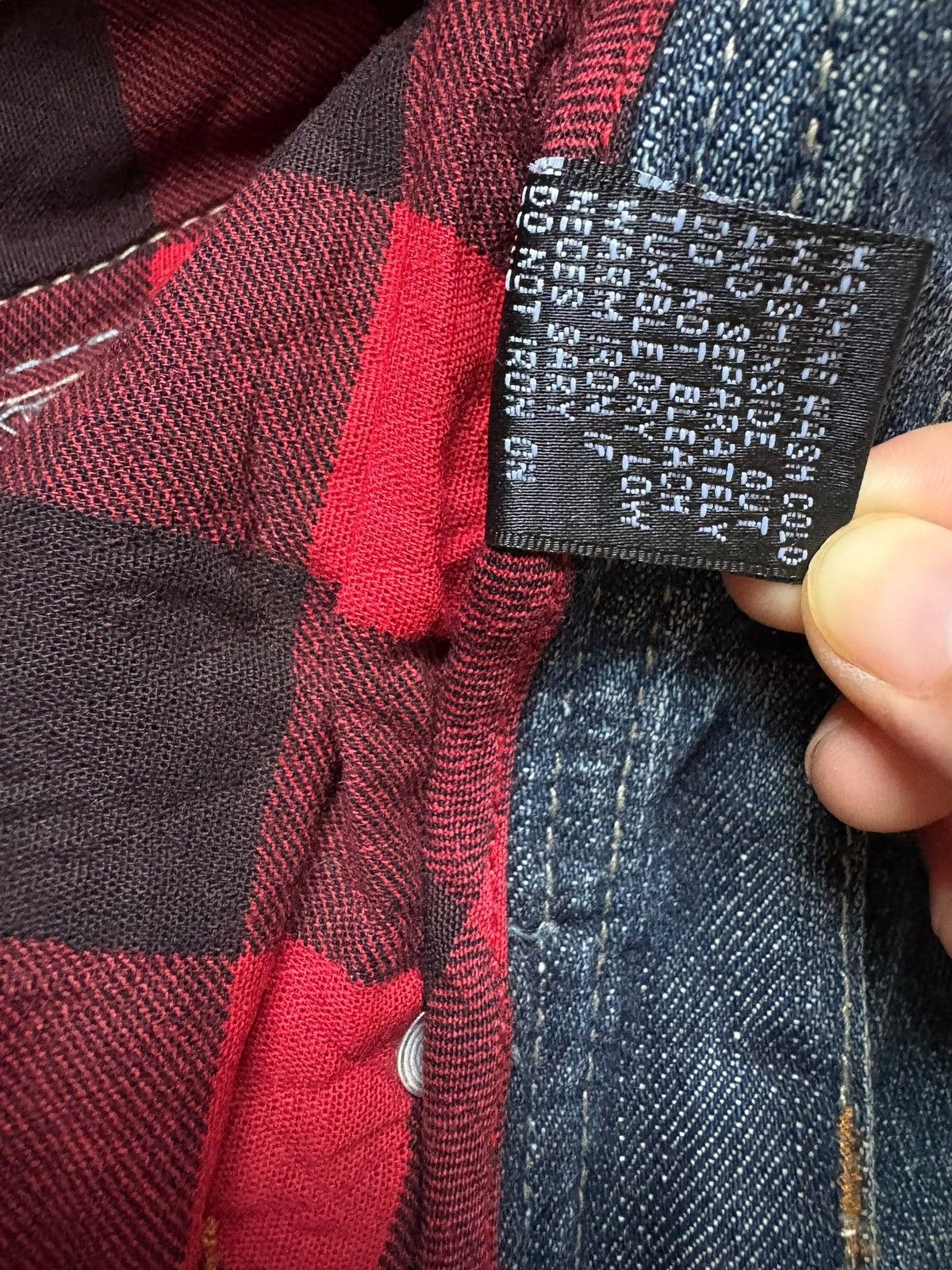 Japanese Brand Vintage Japanese Brand Mud Wash Distress Loose Baggy Jeans Size US 36 / EU 52 - 10 Thumbnail