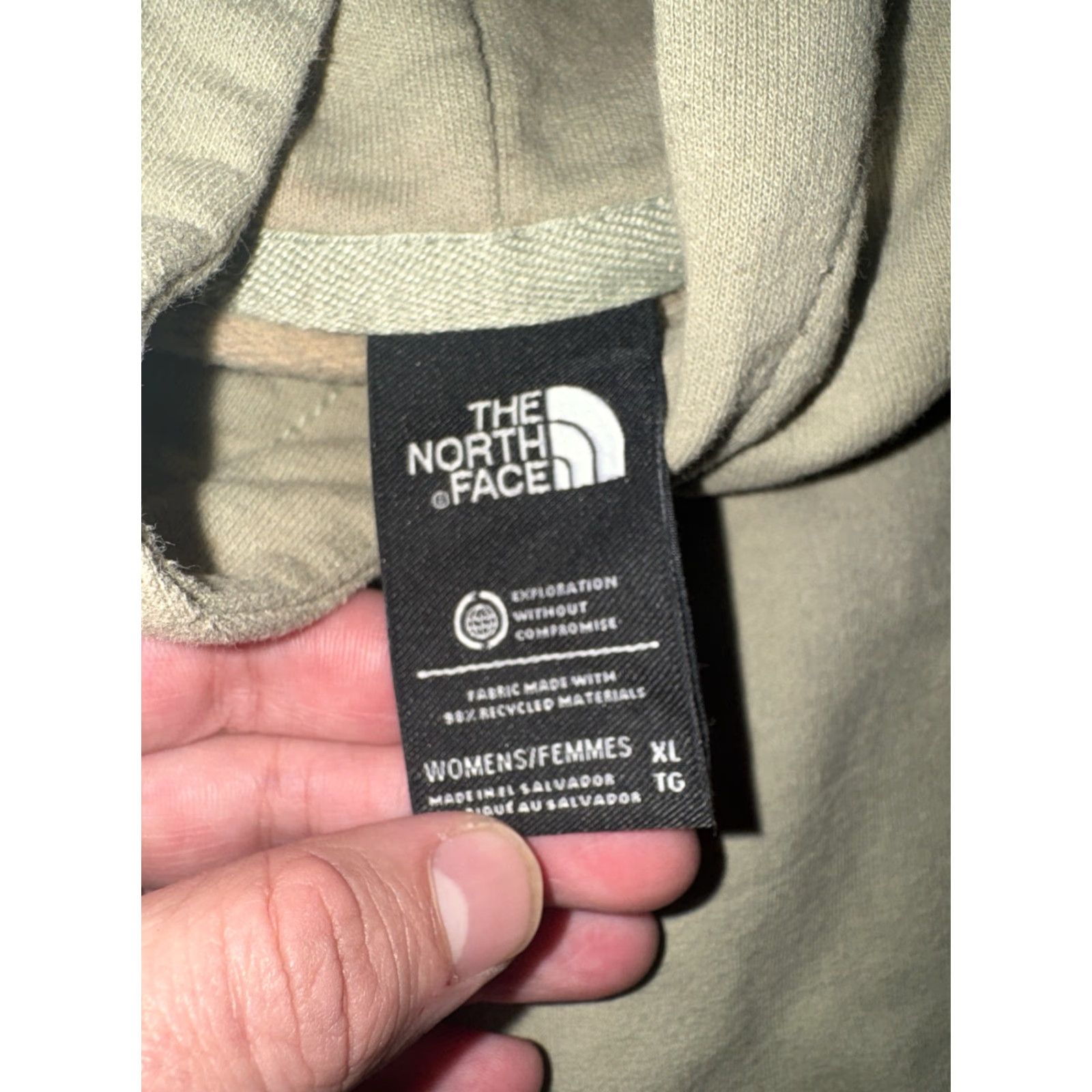 The North Face VINTAGE Women’s The North Face Boxy Hoodie Tan XL 23x23 Hoodie Women XL Tan The North Face Pullover Activewear 90s? Size XL / US 12-14 / IT 48-50 - 3 Thumbnail