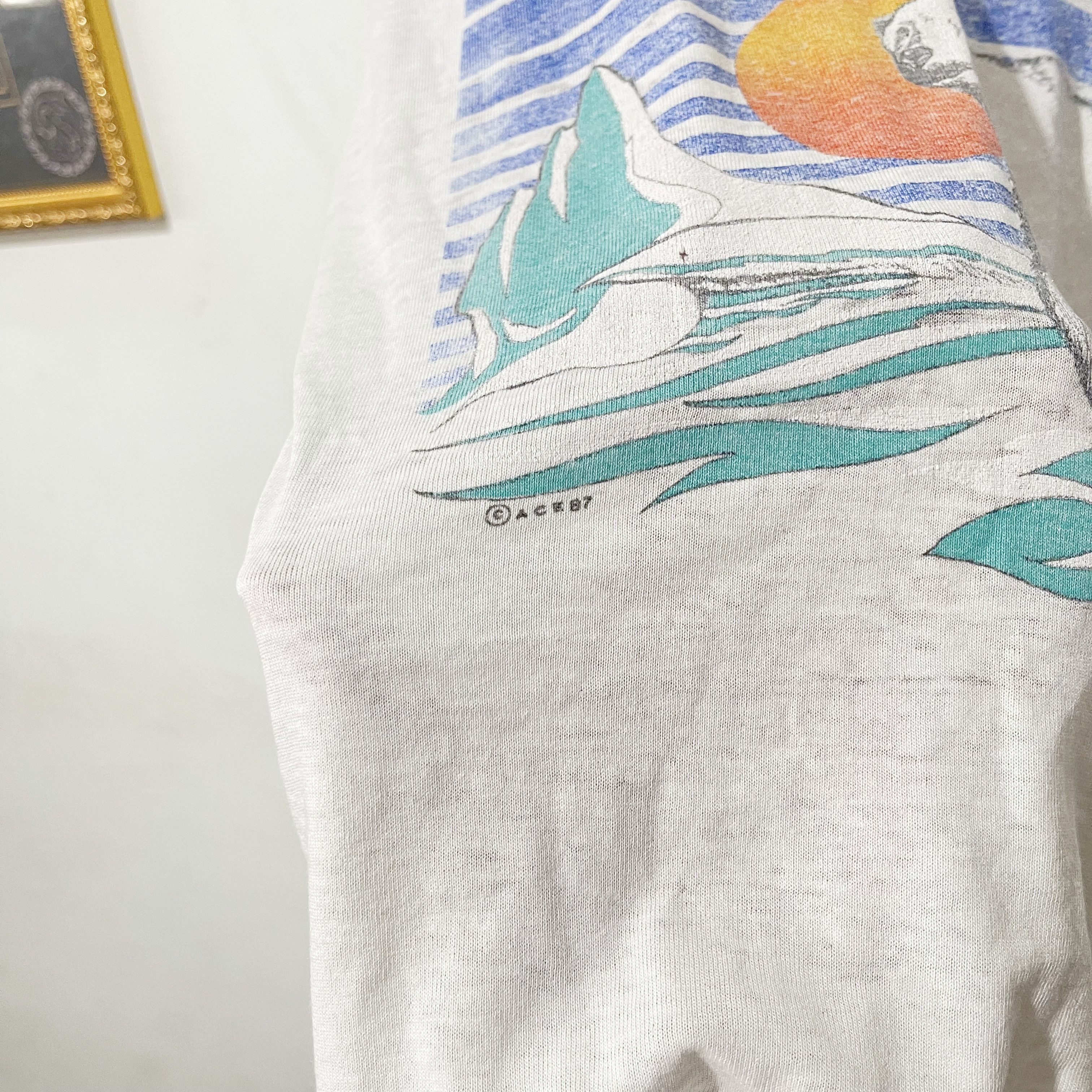 Vintage Vintage 90s Alaska Polar Bear T-Shirt Size US L / EU 52-54 / 3 - 11 Thumbnail