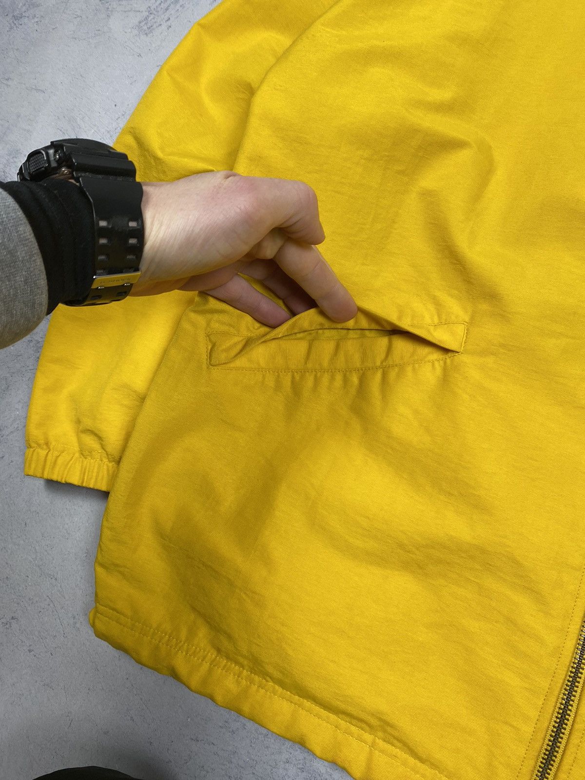 Adidas Vintage 90s Adidas Trefoil Logo Yellow Windbreaker Jacket Size US M / EU 48-50 / 2 - 8 Thumbnail