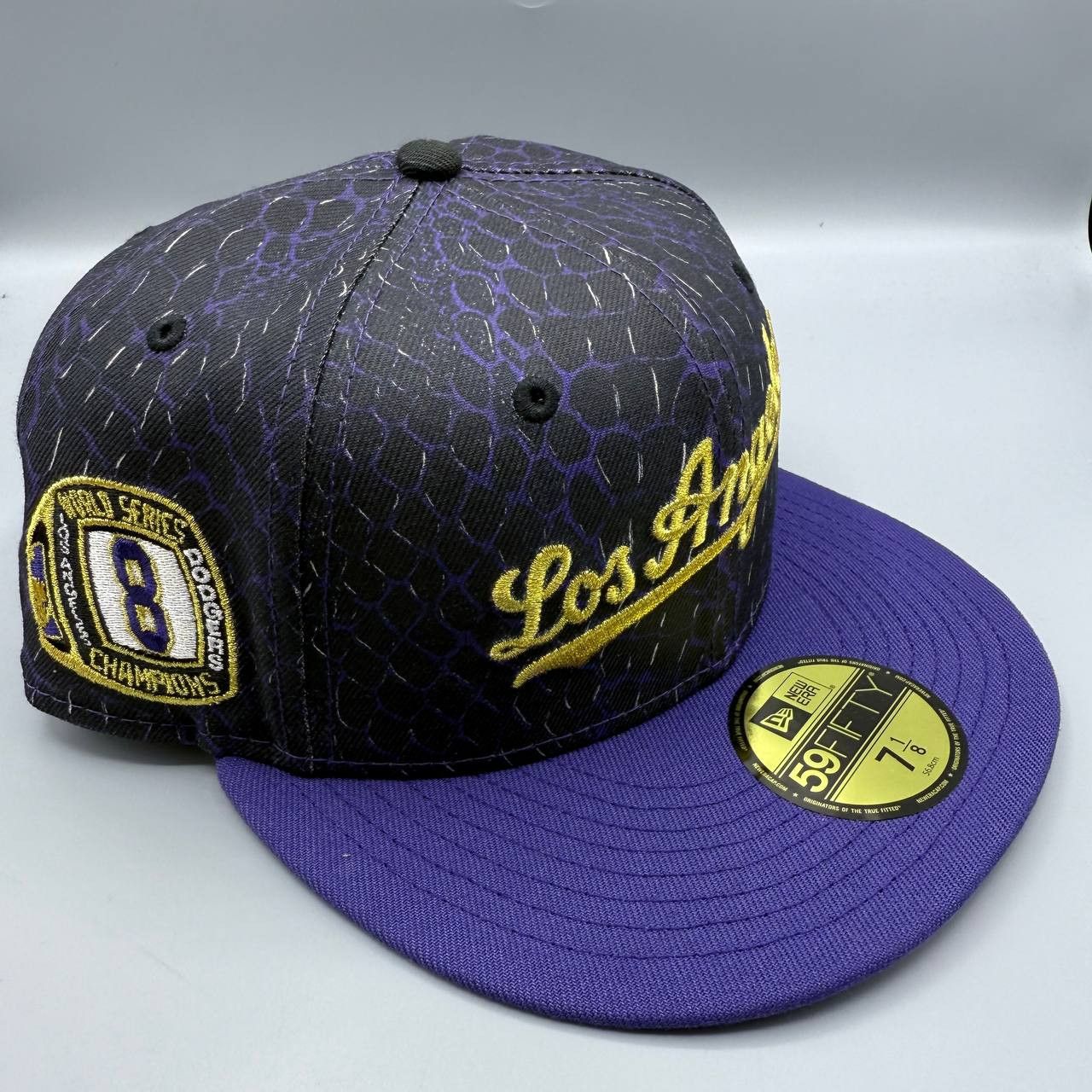 New Era Los Angeles LA Dodgers Hat 7 1/8 Black Mamba Fitted Hatclub Size ONE SIZE - 1 Thumbnail