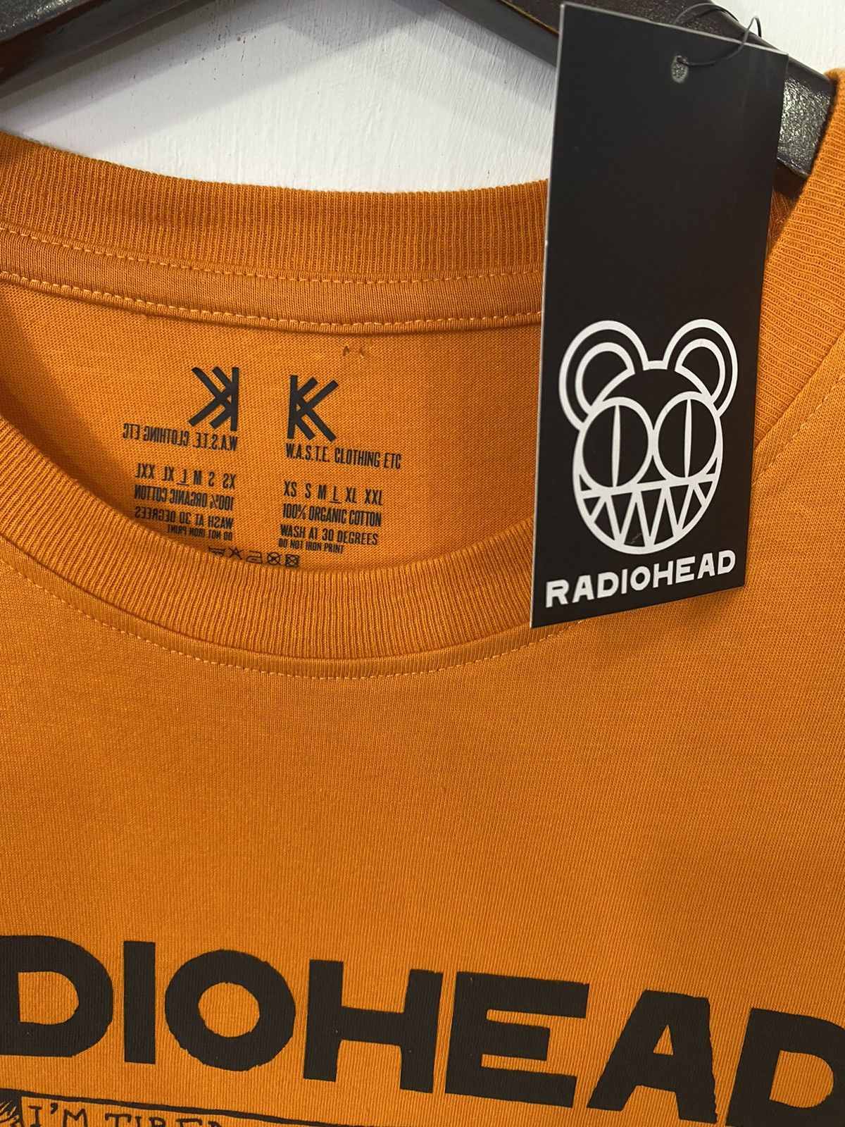 Band Tees 💥RADIOHEAD art rock band thom yorke waste tee shirt Size US L / EU 52-54 / 3 - 4 Thumbnail