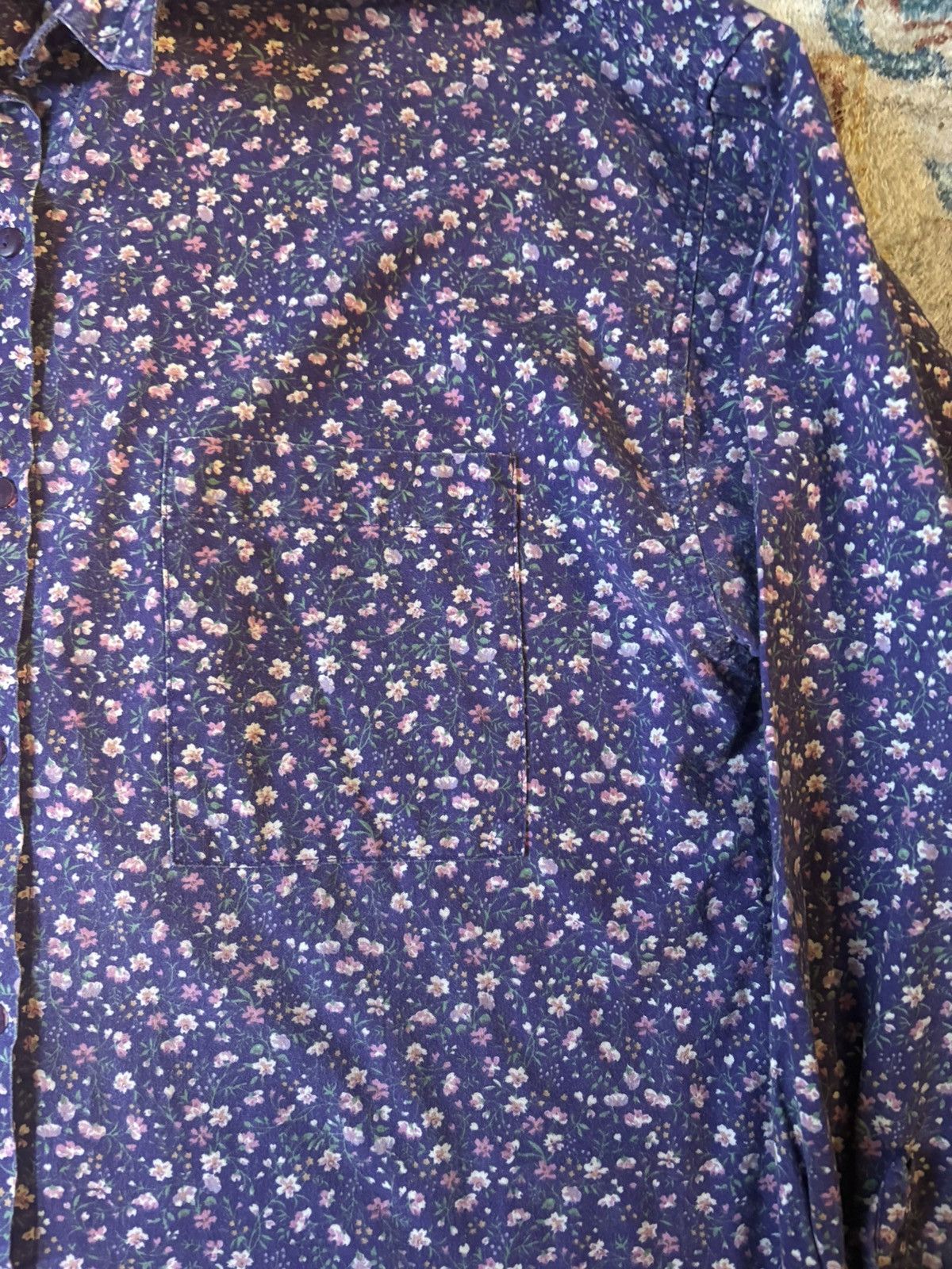 Foot Locker Vintage Foot Locker Floral All Over Print Button-up Shirt Size XL / US 12-14 / IT 48-50 - 4 Thumbnail