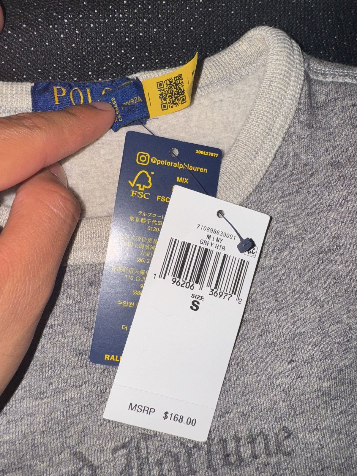 Polo Ralph Lauren Polo Ralph Lauren Lunar New Year Novelty Rabbit Sweatshirt Size US S / EU 44-46 / 1 - 5 Thumbnail