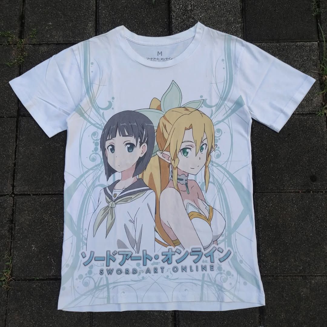 Anime Sword Art Online Kirigaya Suguha Leafa Tee Size US M / EU 48-50 / 2 - 1 Thumbnail