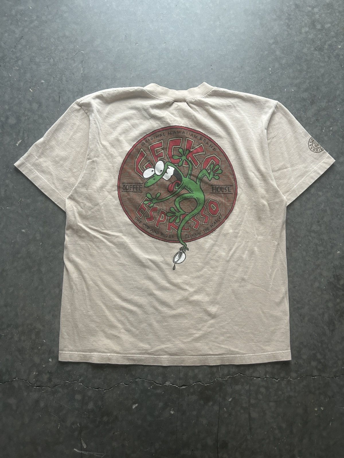 Vintage Vintage 90s Gecko Espresso Coffee Tee Size US M / EU 48-50 / 2 - 1 Thumbnail