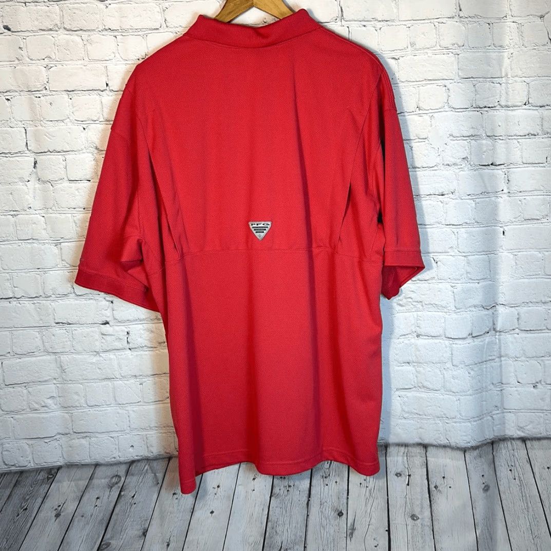 Vintage Columbia PFG Coral Polo Shirt Mens XL Orange 1X Omni Shade Vented Fishing Shirt Size US XL / EU 56 / 4 - 6 Thumbnail