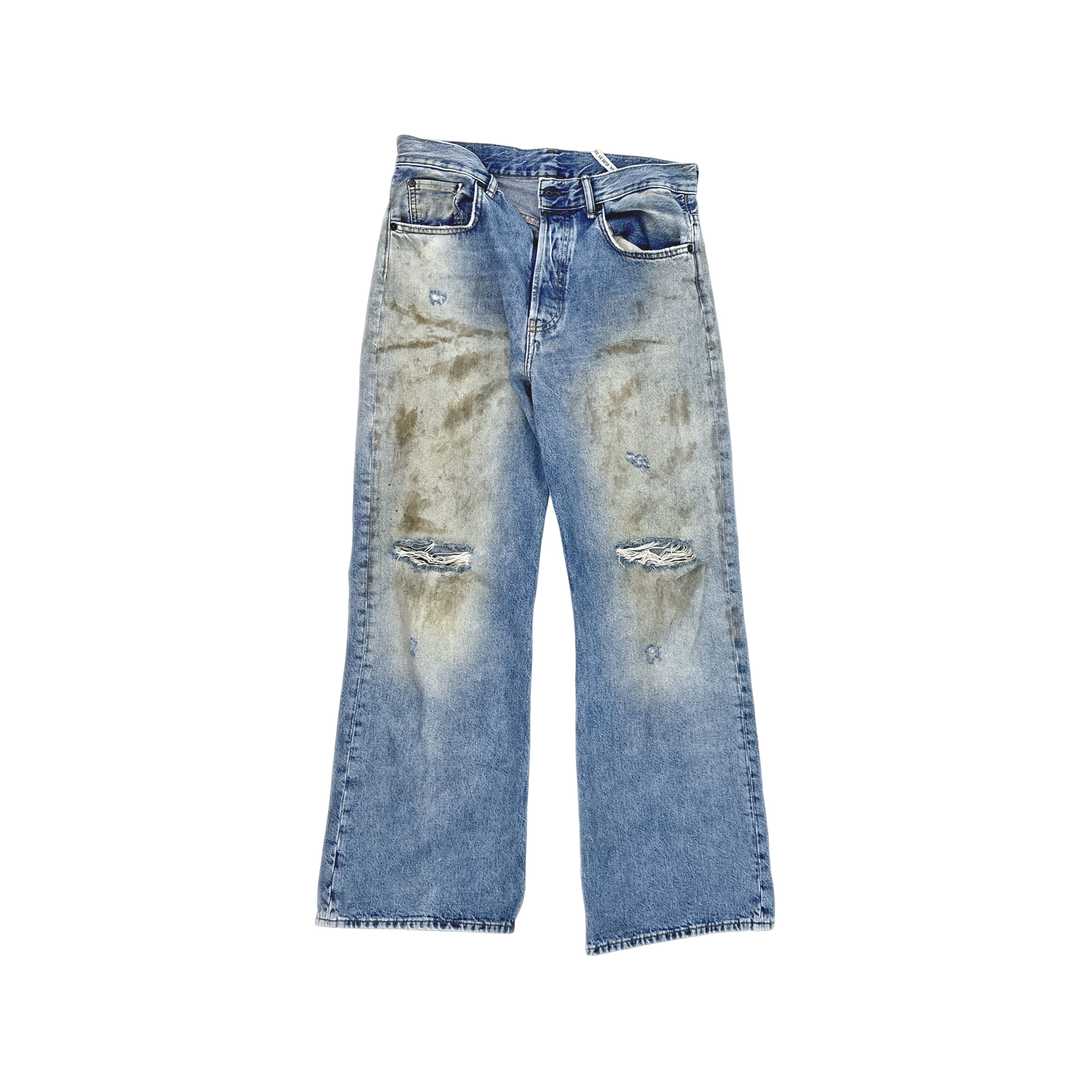 パンツ Acne Studios 2021M Rocky Road Beige Acne Studios Acne Studios 2021M Rocky Road Beige Loose Bootcut