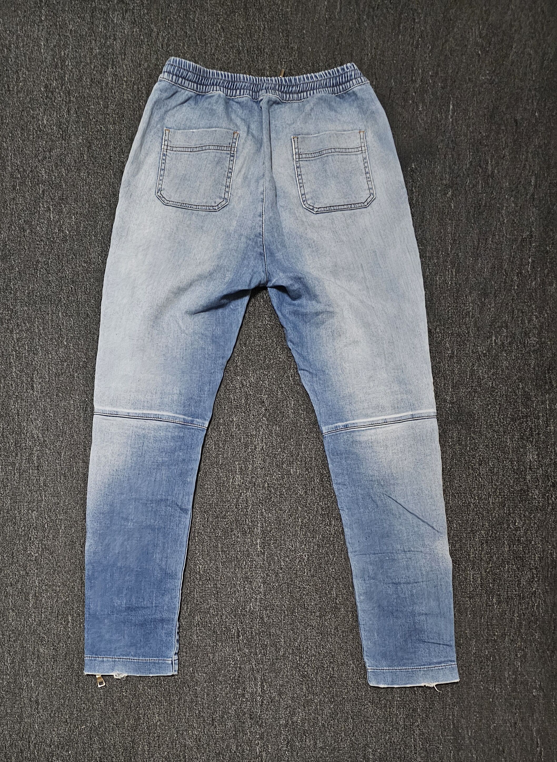 Balmain Blamin men's denim sweatpants size M Size US 30 / EU 46 - 4 Thumbnail