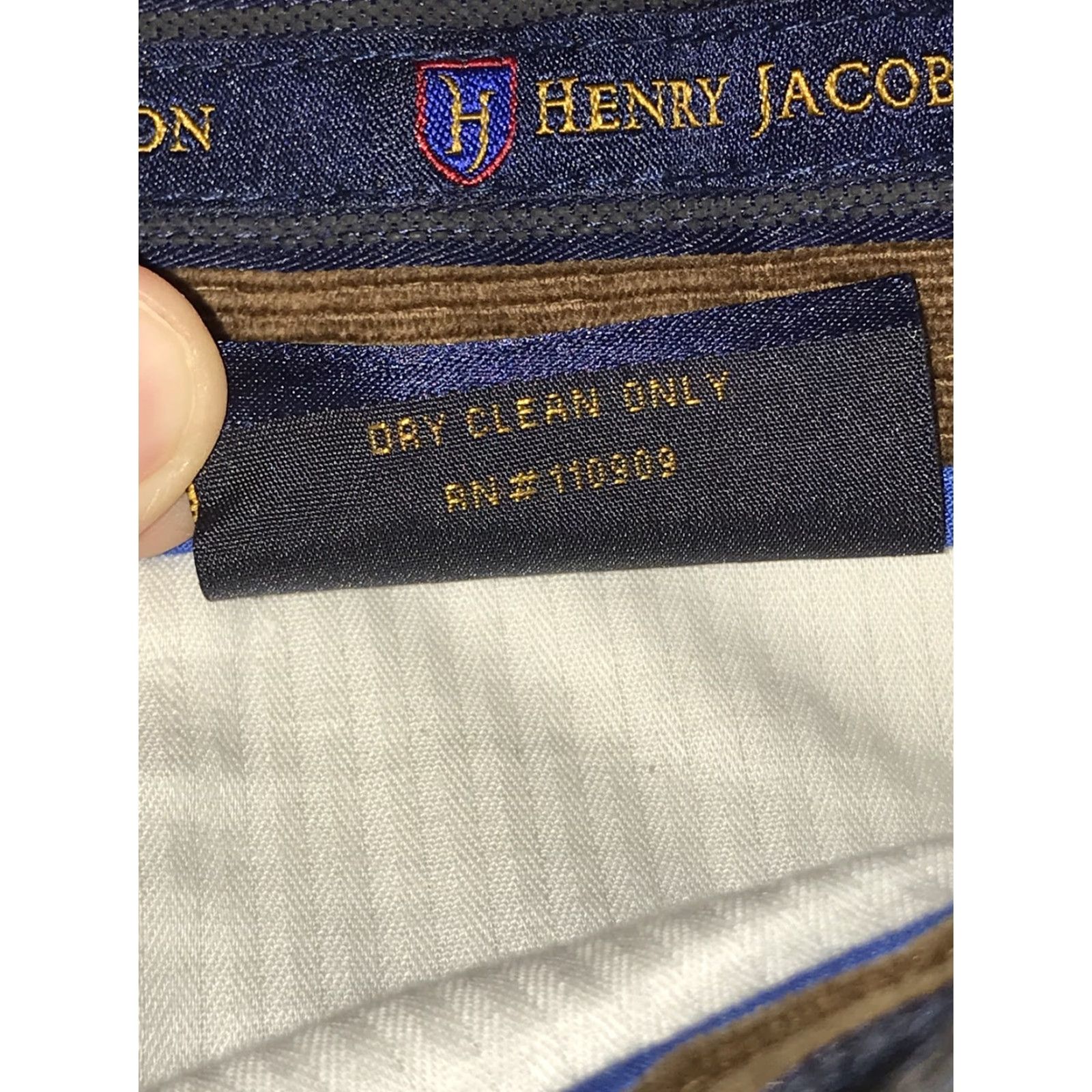 Vintage VINTAGE Henry Jacobson Brown Corduroy Pants Men 36 Classic Fit Brown Cotton Tencel Corduroy Pants 90s Fashion Mens Size US 36 / EU 52 - 5 Thumbnail