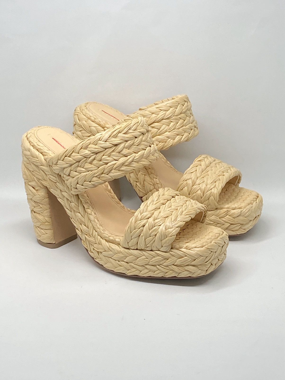 Bottega Veneta Bottega Veneta Trinity Weave Raffia Platform Sandals size 38 Size US 8 / IT 38 - 5 Thumbnail