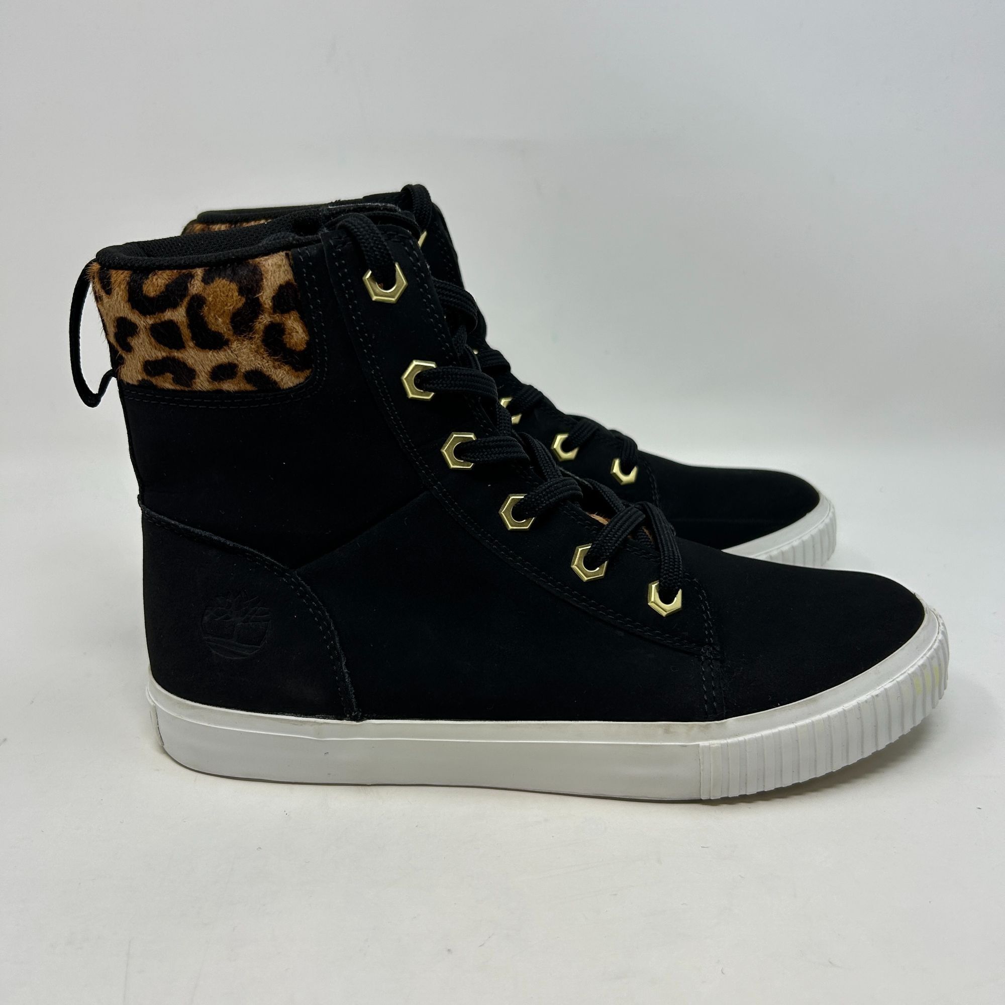 Timberland Timberland Skyla Bay 6" Nubuck High-Top Sneakers Lace-Up Size US 7.5 / IT 37.5 - 3 Thumbnail