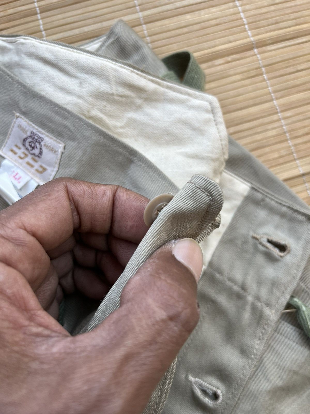 Vintage Vtg 60s Japanese work pants inspired IJA 40s riding pants Size US 35 - 6 Thumbnail