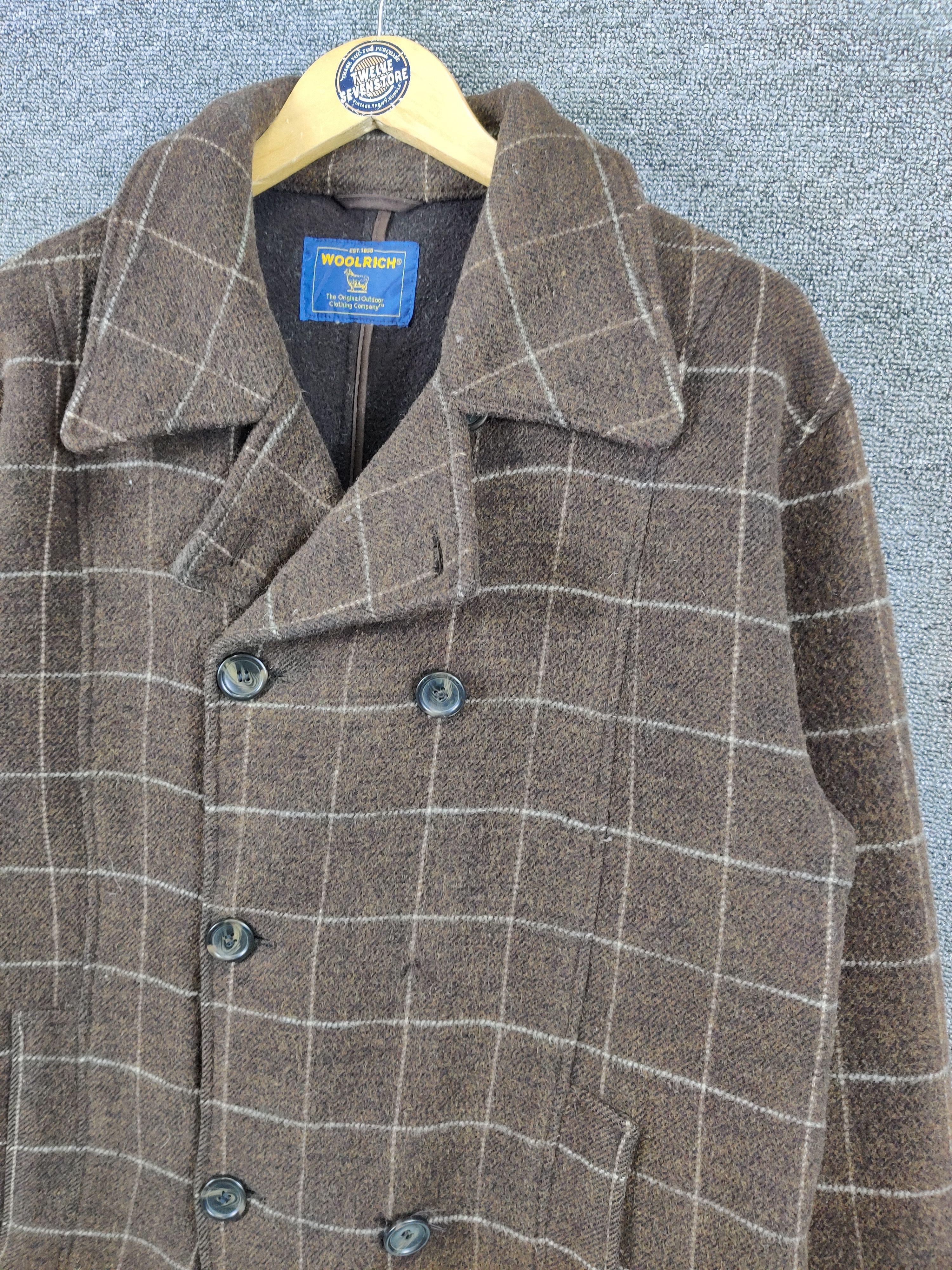 Woolrich Woolen Mills Vintage Woolrich Wool Plaid Double Breasted Coat Size US M / EU 48-50 / 2 - 5 Thumbnail