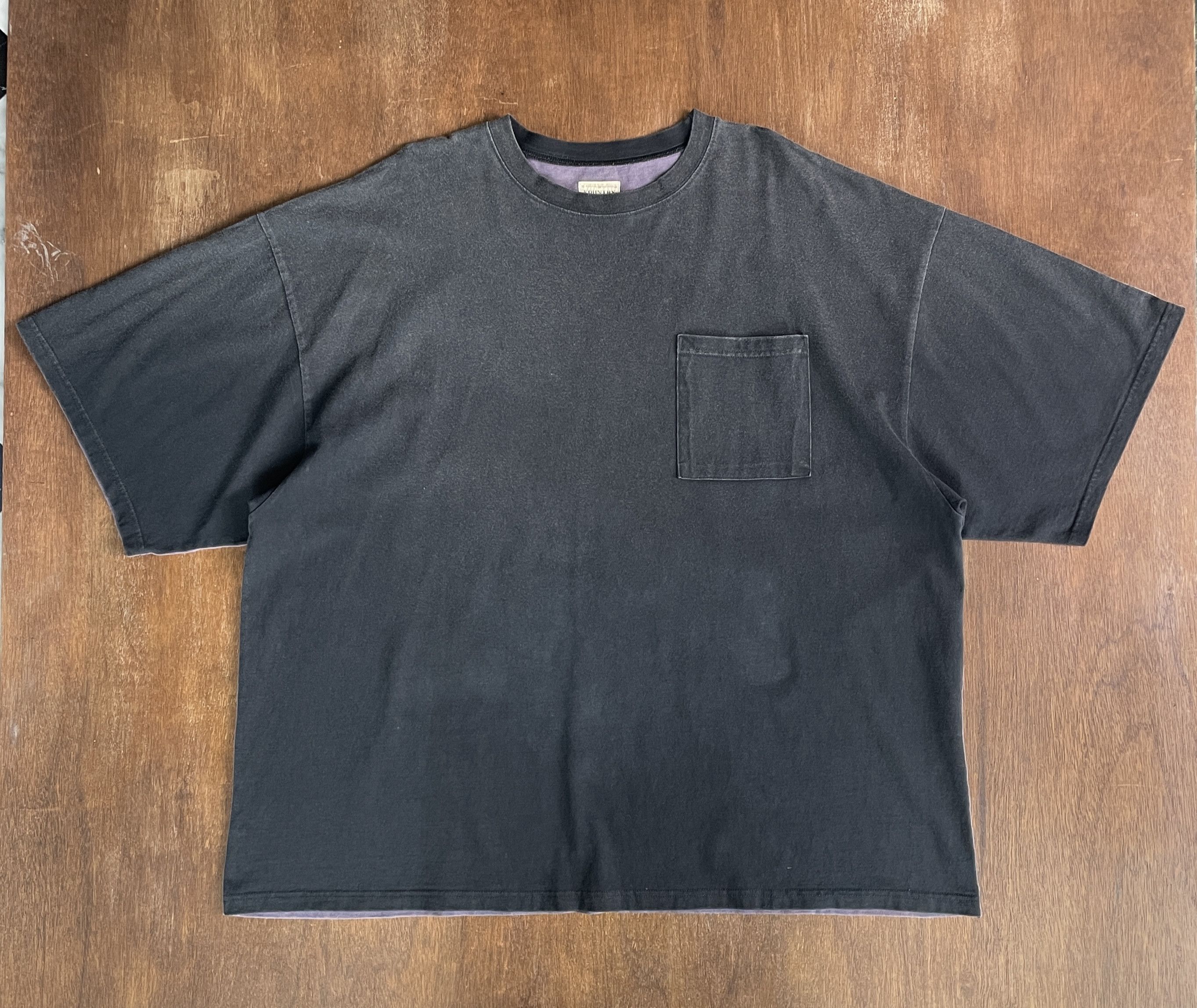 Kapital KAPITAL Two Tone Purple Black Skeleton Tee Size US XL / EU 56 / 4 - 2 Thumbnail