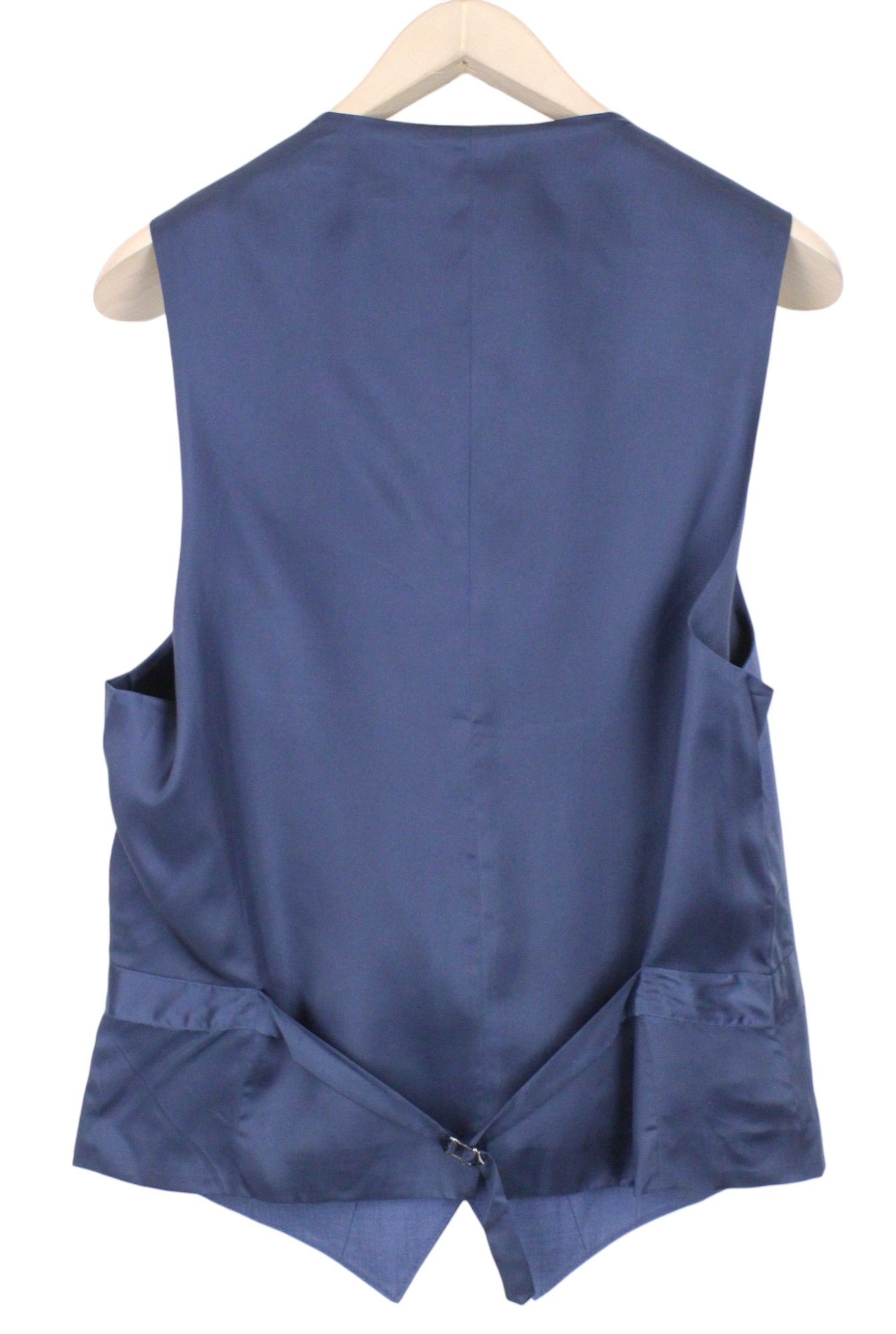 Suitsupply LAZIO LA SPALLA UK40L Blue Wool S150 3 Piece Suit 67928 Size 40L - 8 Thumbnail