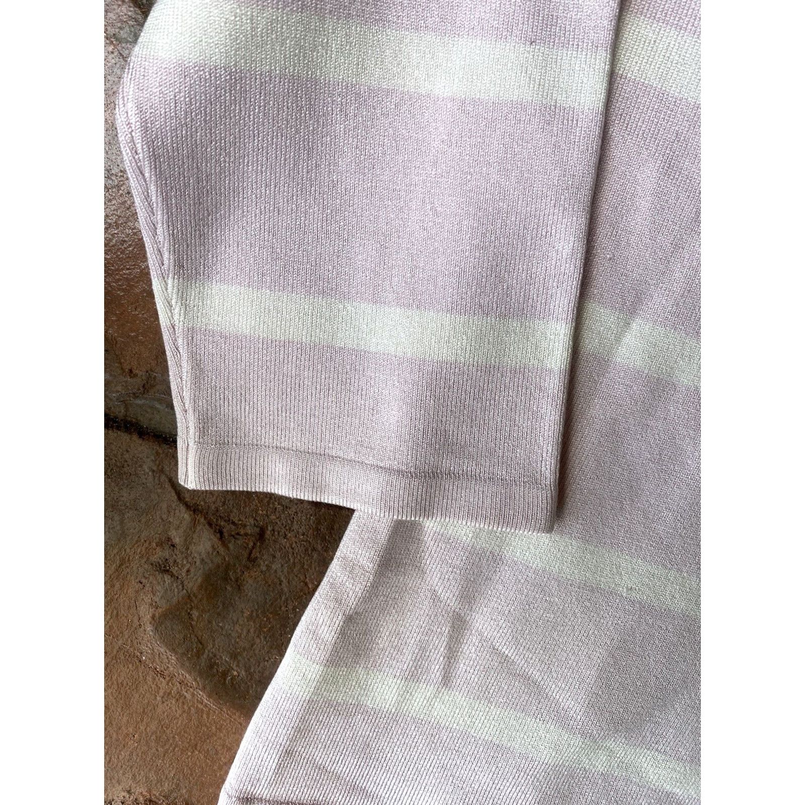Ralph Lauren VINTAGE Ralph Lauren Black Label Striped Wide Neck Long Sleeve Shirt Women’s Medium Pink Size M / US 6-8 / IT 42-44 - 4 Thumbnail