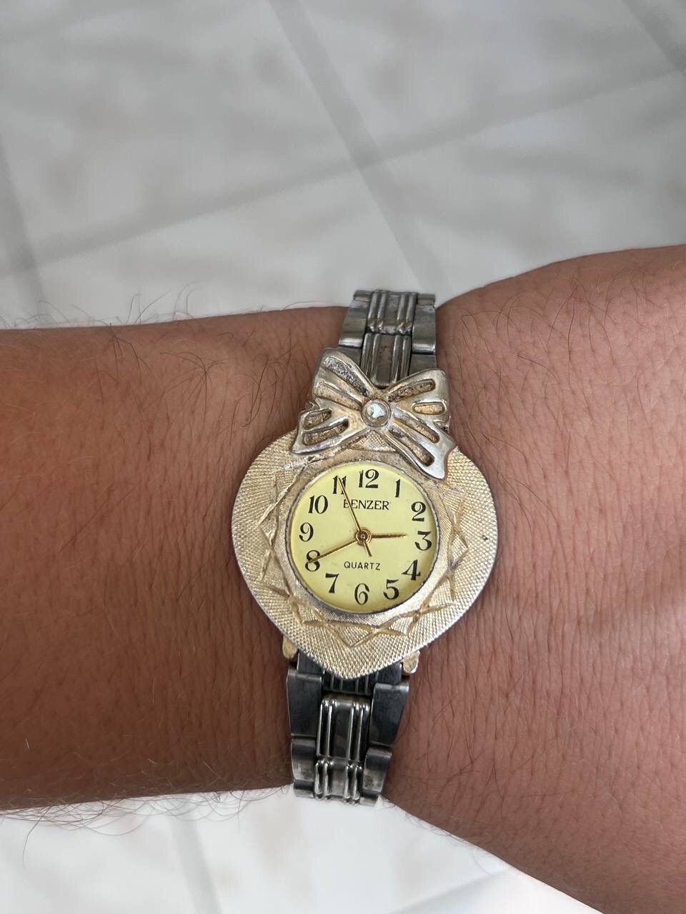 Japanese Brand × Vintage Vintage 90s Bow 🎀 Japanese style futuristic Steel Watch Size ONE SIZE - 8 Thumbnail