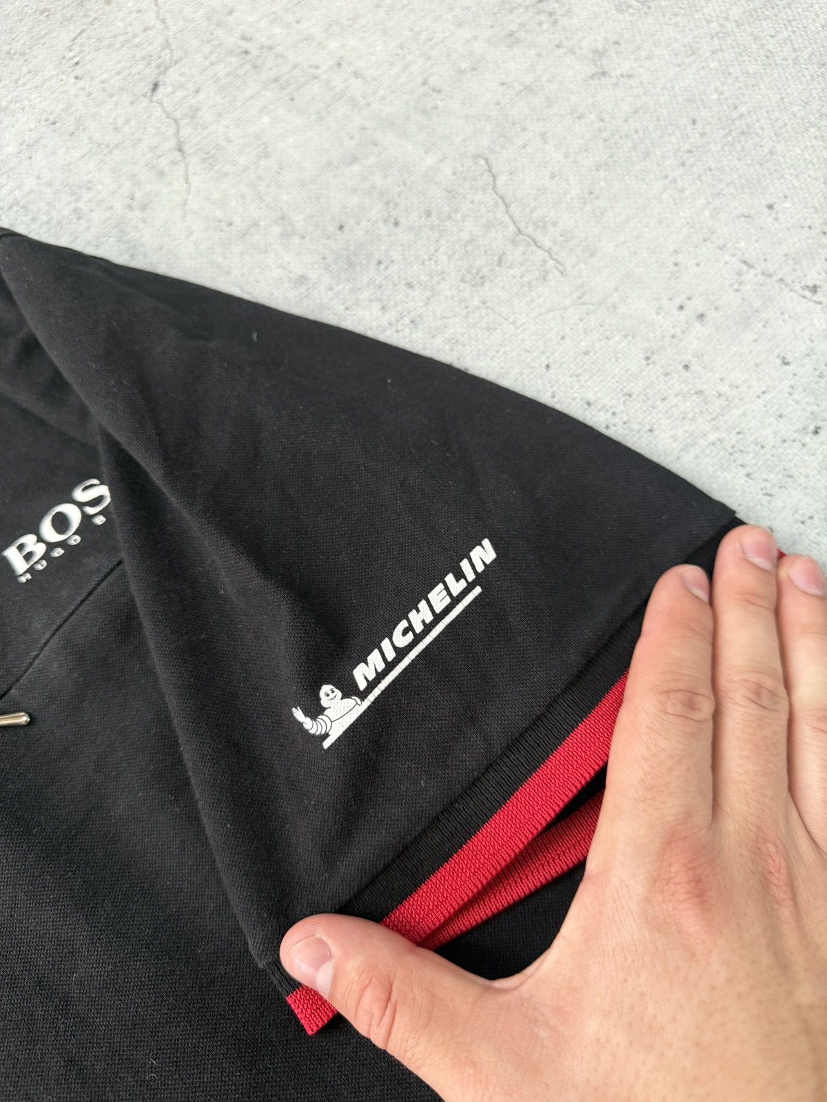 Vintage Vintage Porsche Hugo Boss racing polo t-shirt Size US XL / EU 56 / 4 - 7 Thumbnail