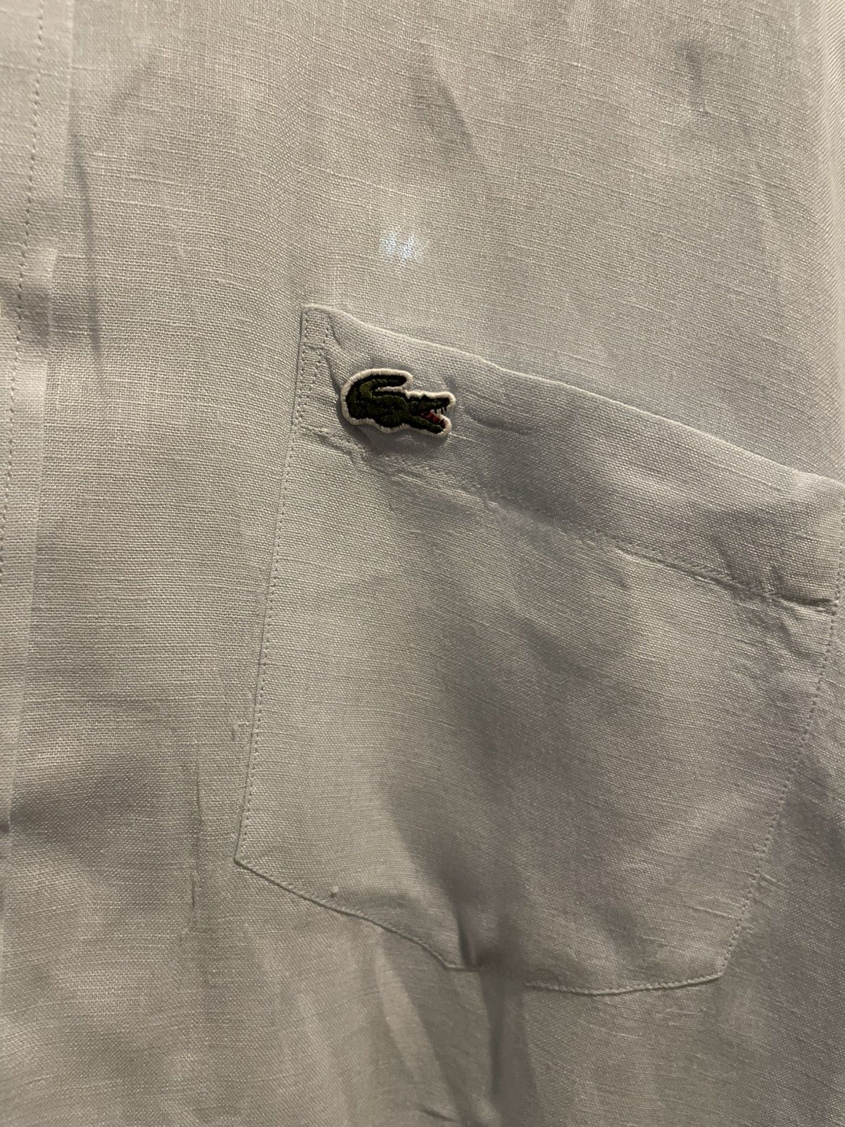 Lacoste Lacoste Linen Shirt Size US XL / EU 56 / 4 - 2 Thumbnail