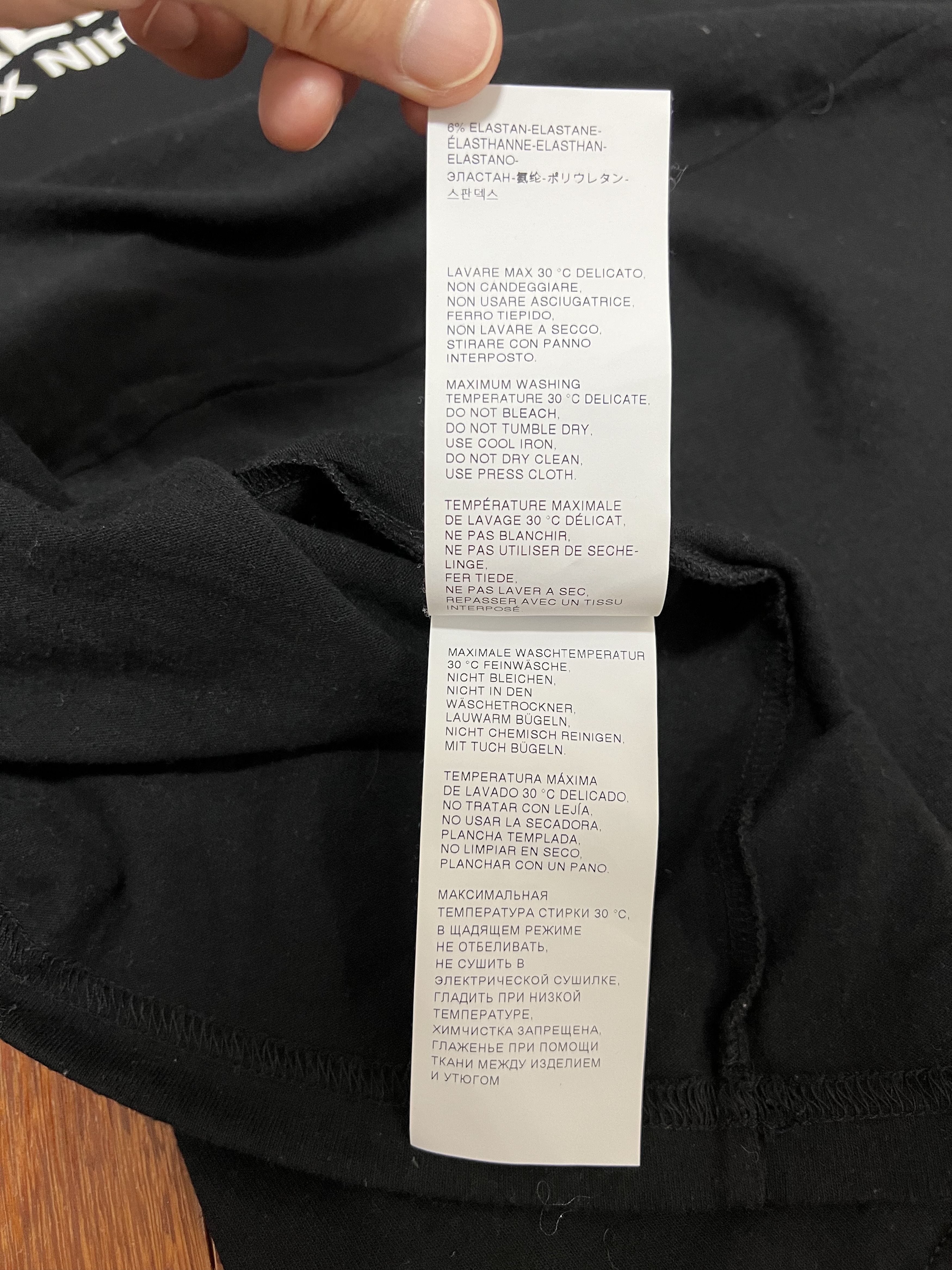 1017 ALYX 9SM × Alyx 💚 FW19 Alyx Ex Nihilo Collection Logo Black Tee Large Size US L / EU 52-54 / 3 - 9 Thumbnail