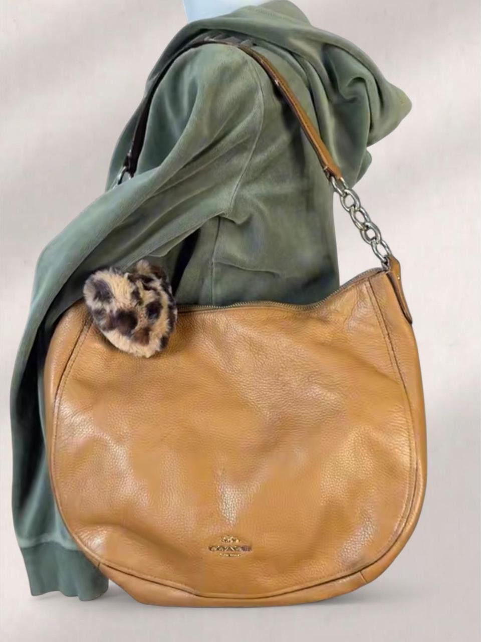 Coach Vintage Brown Coach Leather Crossbody Bag Y2K Authentic Size ONE SIZE - 2 Thumbnail