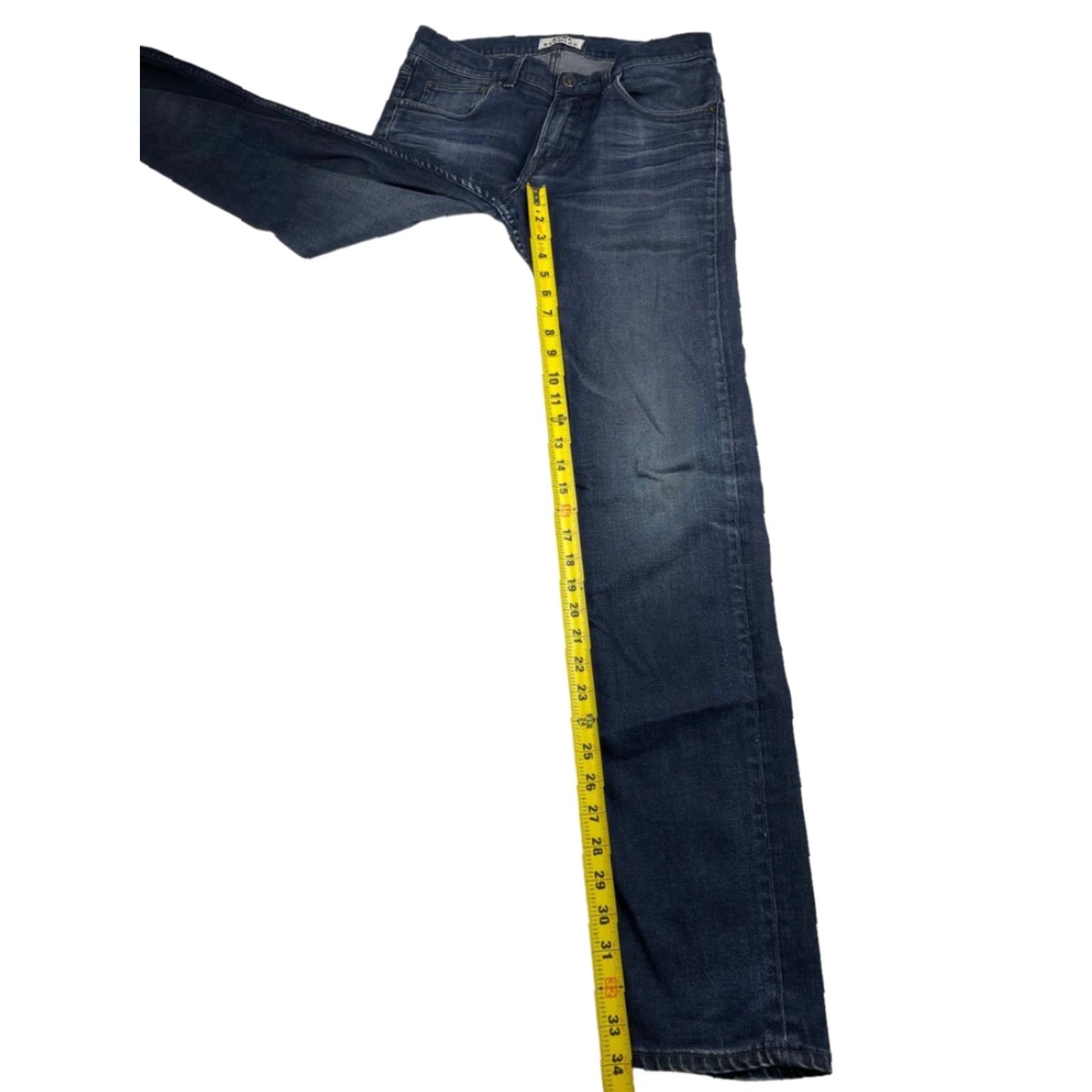 Acne Studios Acne Studios Jeans Ace Oreo 5-Pocket Denim Medium Wash Blue 32x34 Mens Straight Classic Distressed Pockets Size US 32 / EU 48 - 7 Thumbnail