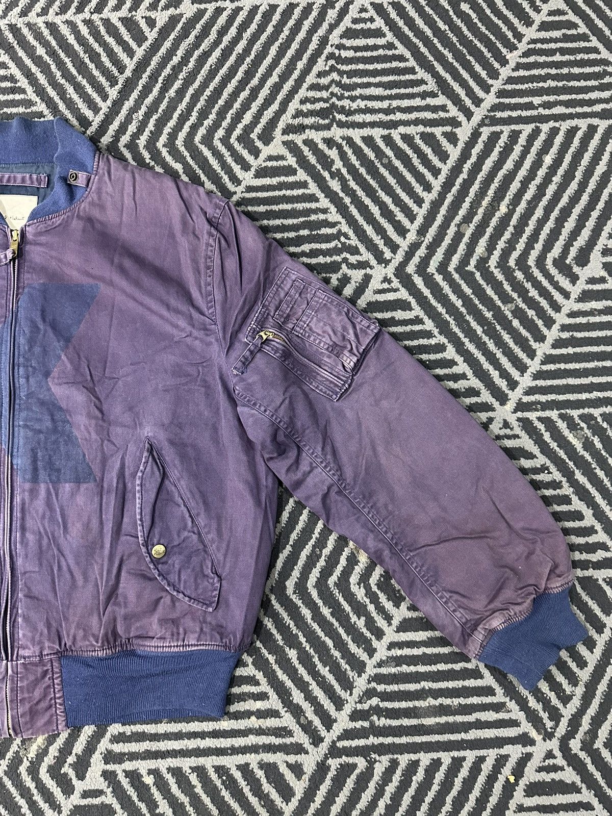Designer × Karl Helmut × Vintage Vintage KARL HELMUT Patches Design Bomber Jacket Size US XL / EU 56 / 4 - 8 Thumbnail