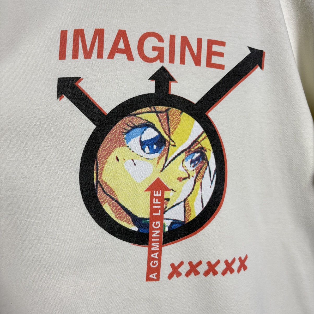 Anime Vintage 90s Imagine A Gaming Life Cartoon Game Anime T-Shirt Size US L / EU 52-54 / 3 - 3 Thumbnail