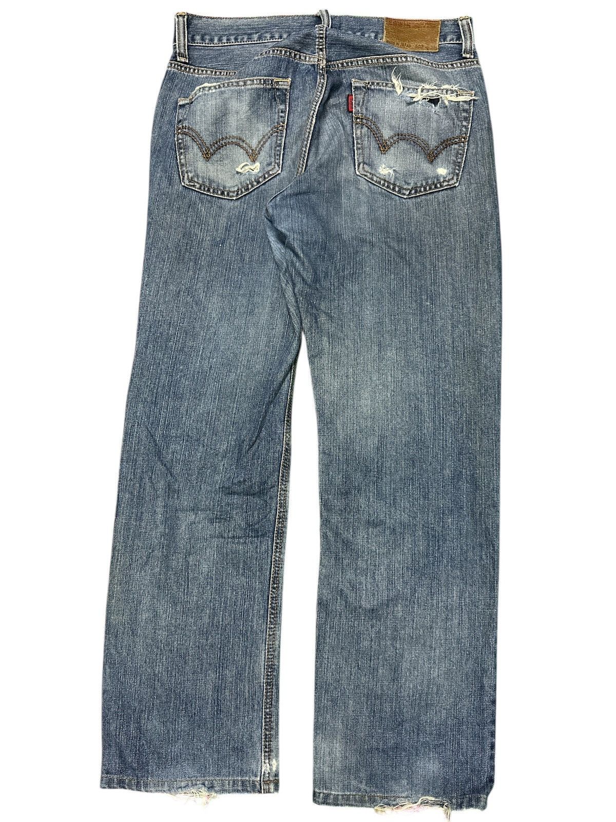 Kapital Distress Vintage Edwin 503 bluewashed. Size US 32 / EU 48 - 2 Thumbnail