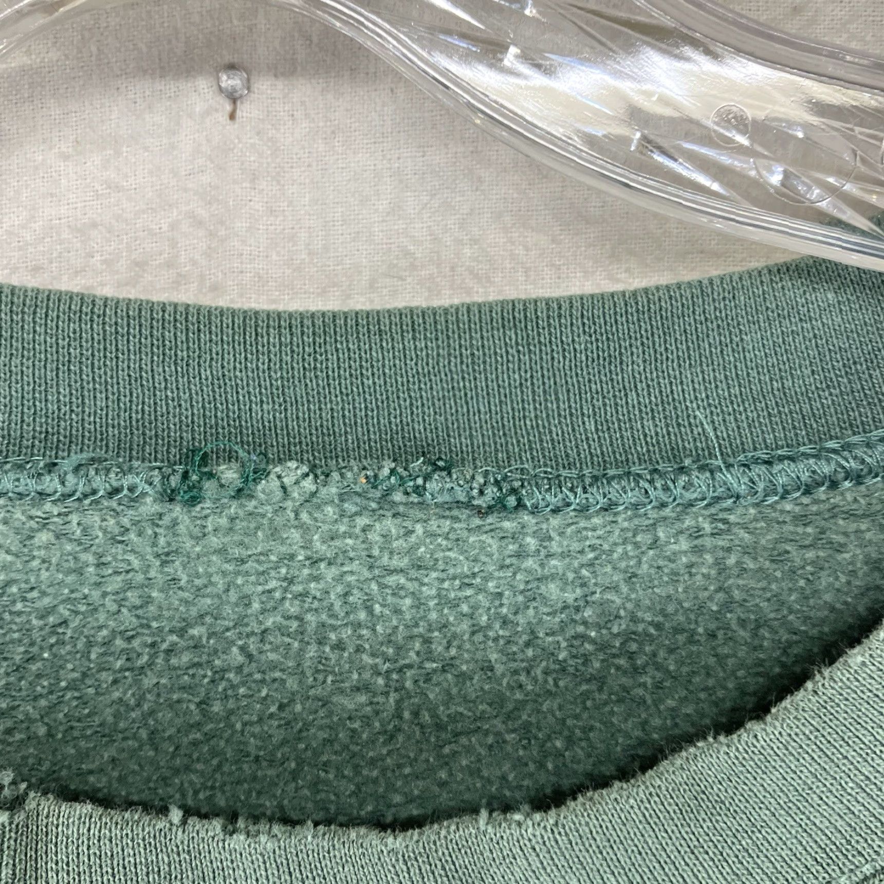 Nike VINTAGE Nike Sweatshirt Mens XL Big Front Embroidered Swoosh Faded Sage Grunge Street 90s USA Skater Crew Neck Long Sleeve Pullover Cotton Polyester Size US XL / EU 56 / 4 - 5 Thumbnail