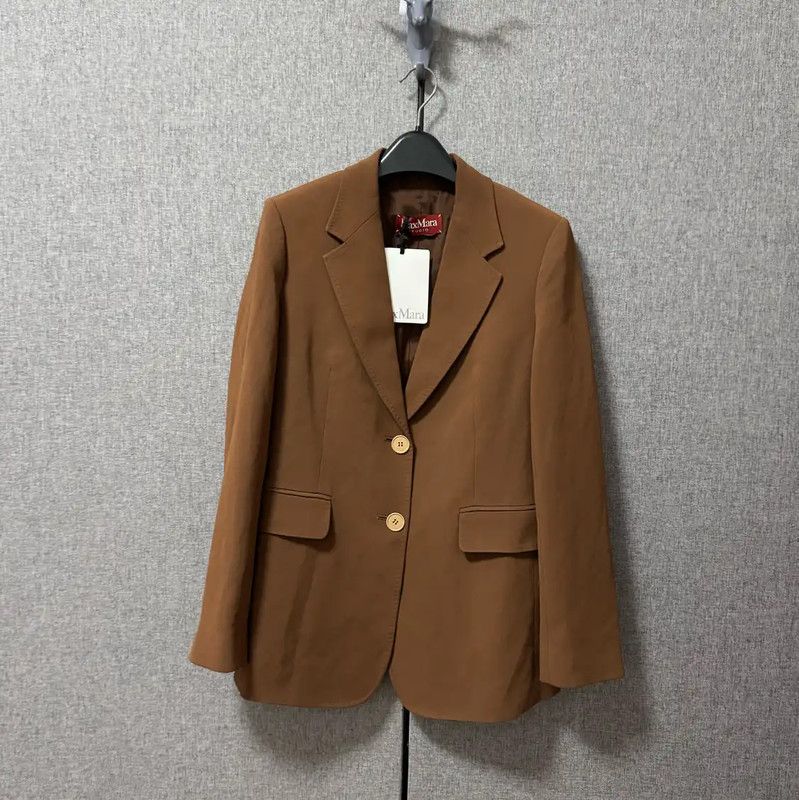 Max Mara MaxMara Brown Polyester Women's Jacket 0089 Size M / US 6-8 / IT 42-44 - 1 Thumbnail
