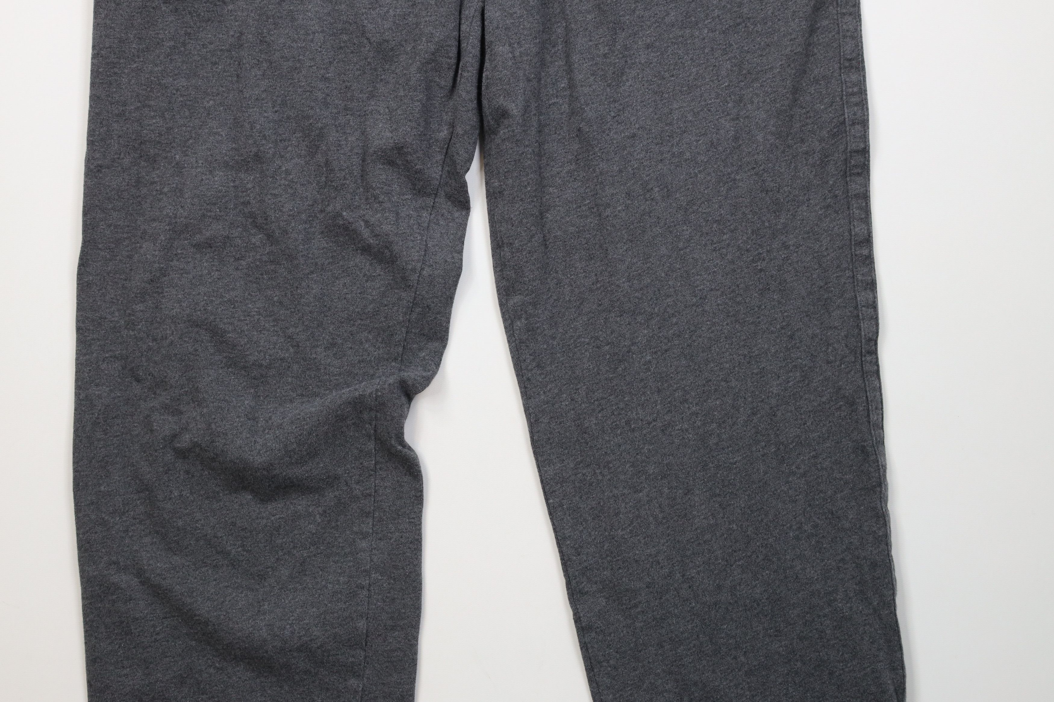 Nike Vintage Y2K Nike Scott Mini Swoosh Wide Leg Sweatpants Gray Size US 38 / EU 54 - 4 Thumbnail