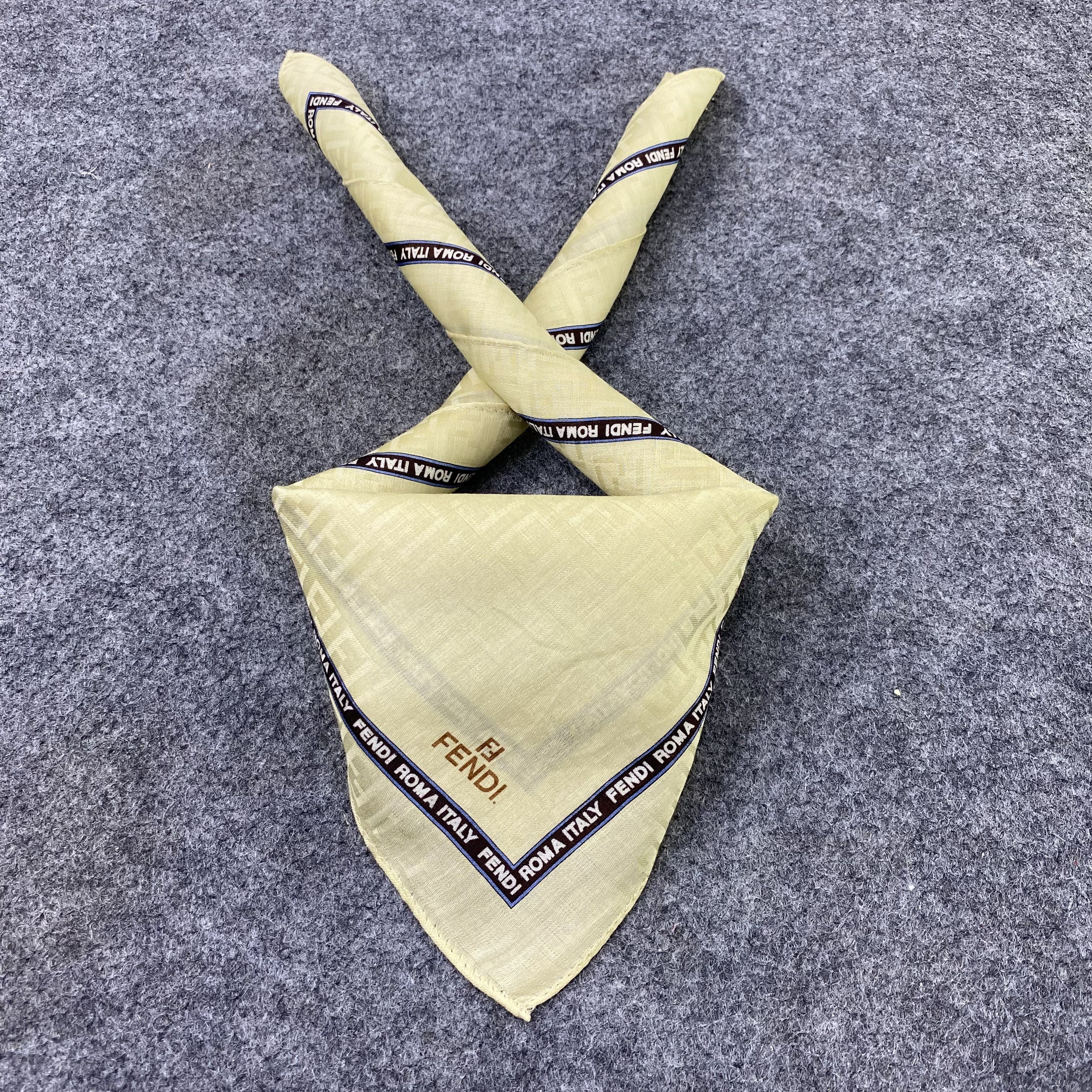 Fendi Fendi Handkerchief Neckerchief Bandana-B1670 Size ONE SIZE - 2 Thumbnail