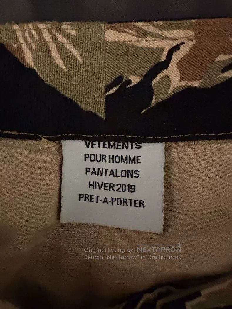 Vetements Vetements size M Camo pants Size US 27 - 3 Thumbnail