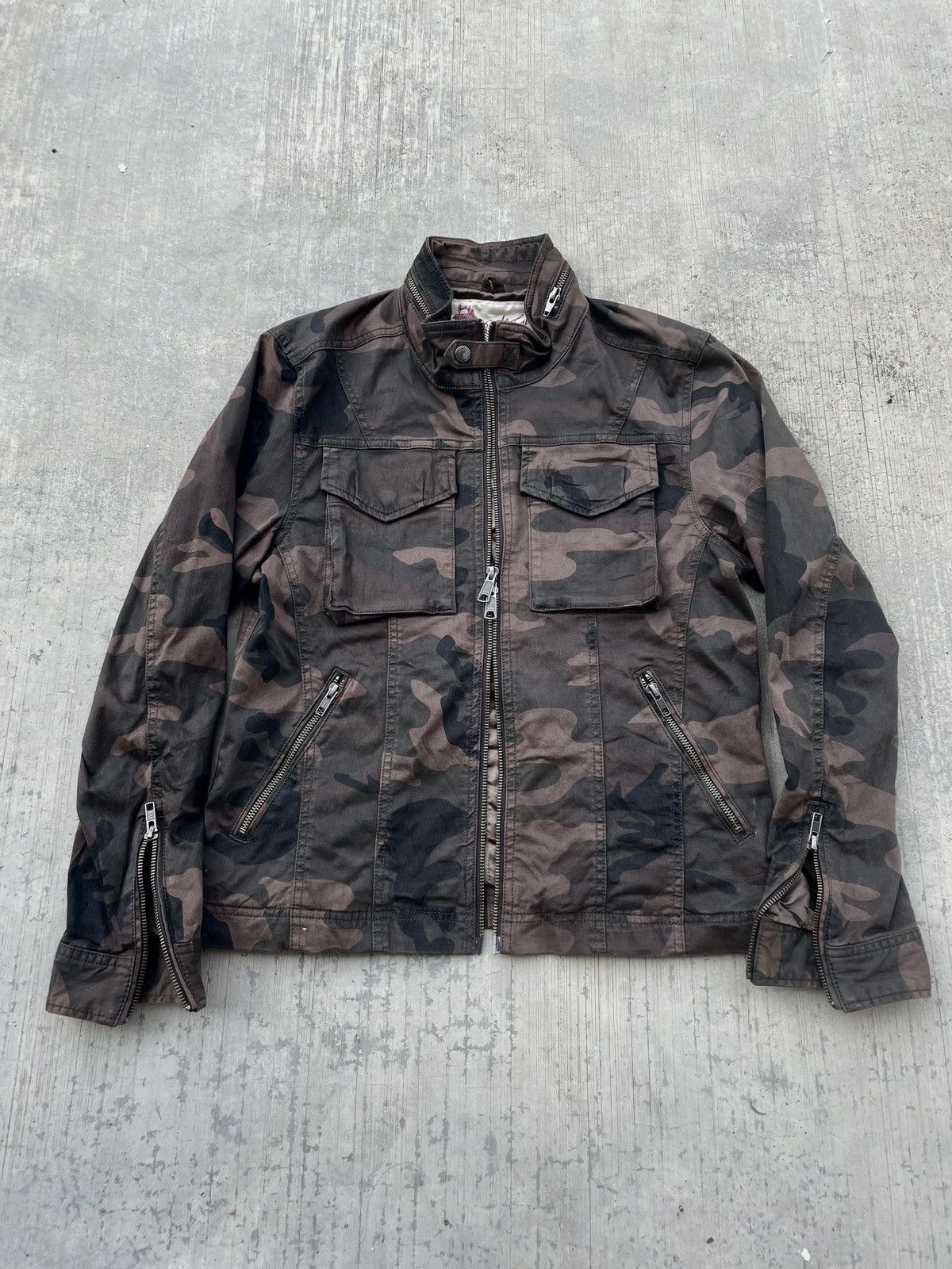 Japanese Brand 2000s JAPANESE BRAND BATTLE TRAP CAMO JACKET LGB GOA Size US M / EU 48-50 / 2 - 1 Thumbnail