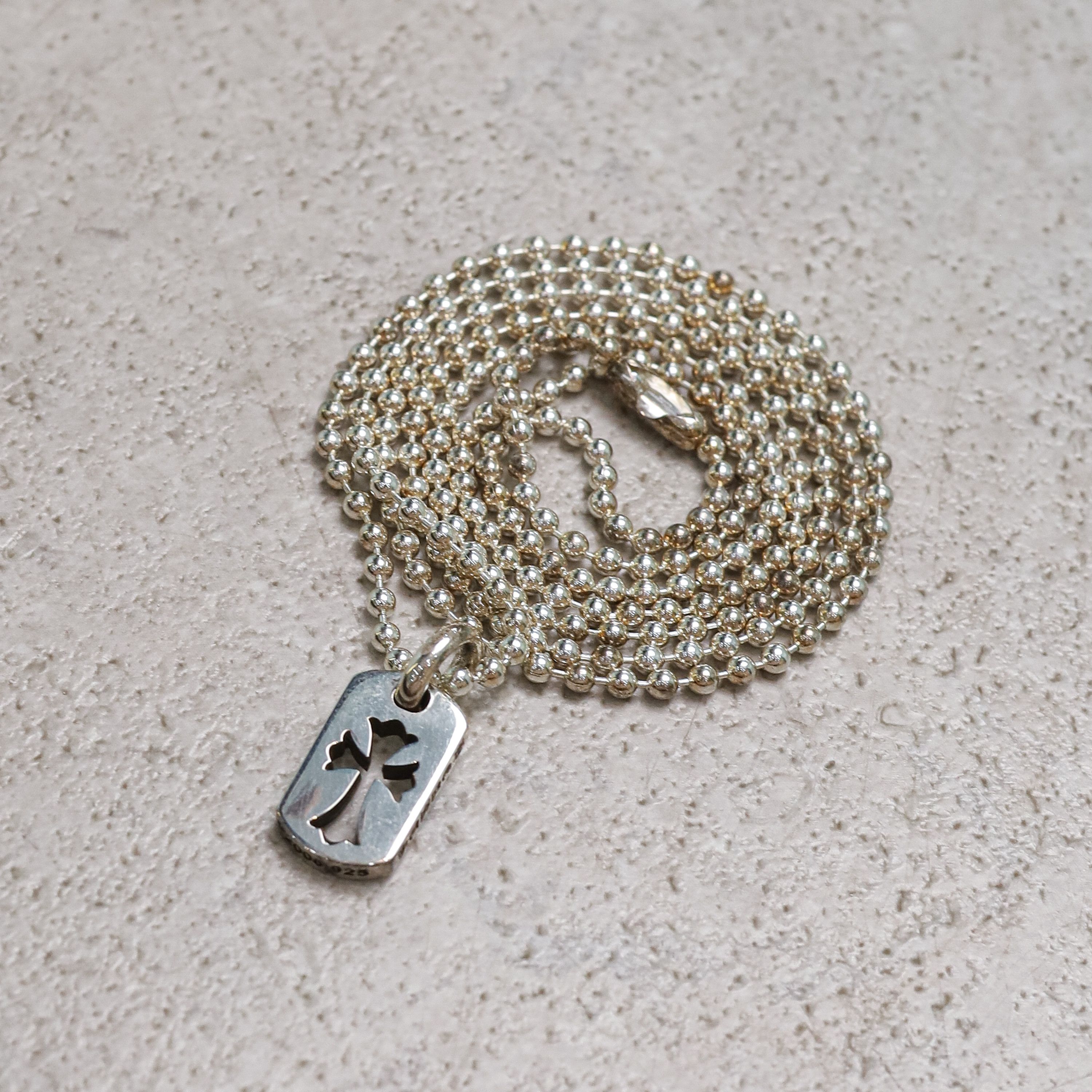Chrome Hearts Chrome Hearts Dog Coss sliver Tiny Co necklace Size ONE SIZE - 2 Thumbnail
