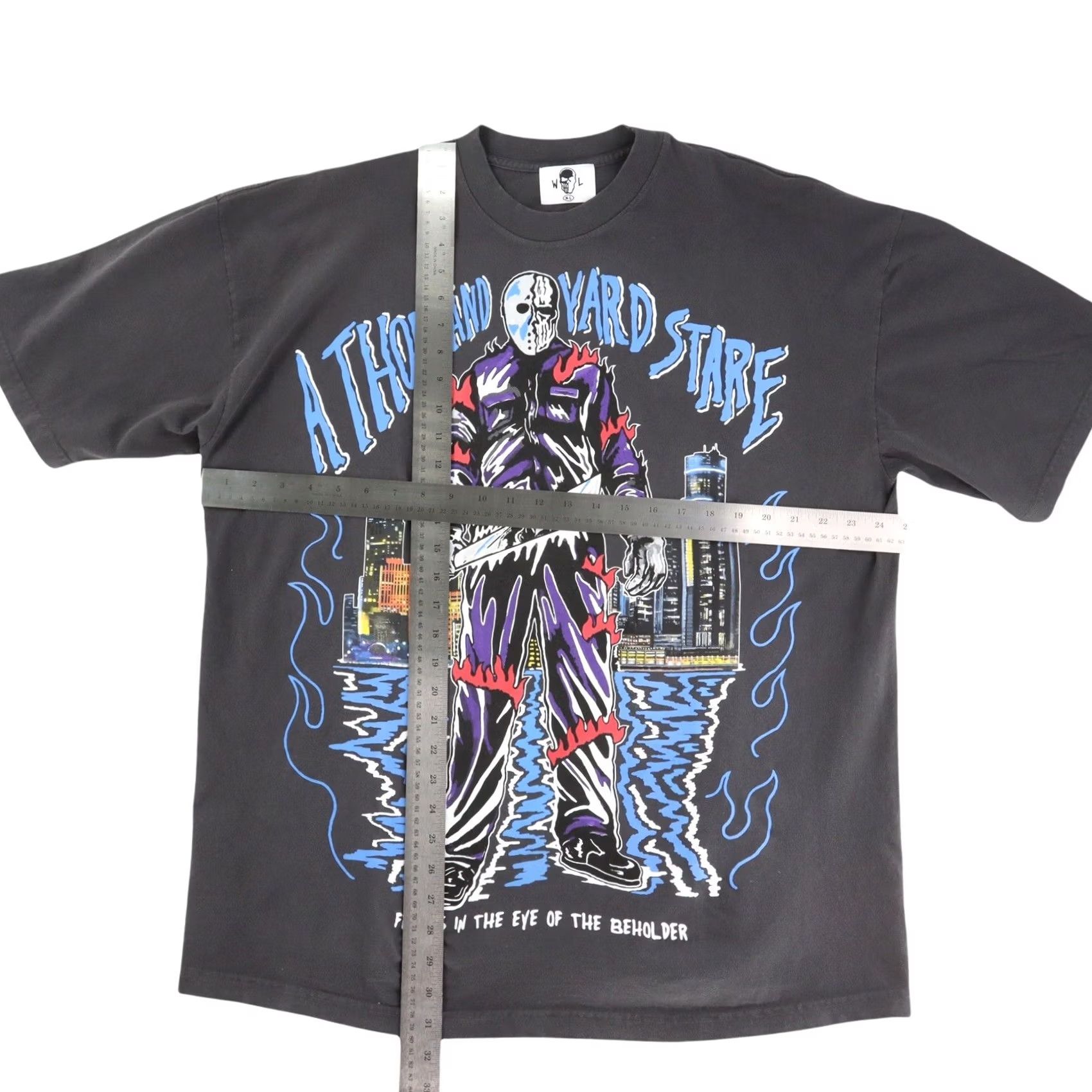 Warren Lotas Warren Lotas T-Shirt XL Black A Thousand Yard Stare Brand New Shirt Mens Tops Size US XL / EU 56 / 4 - 3 Thumbnail