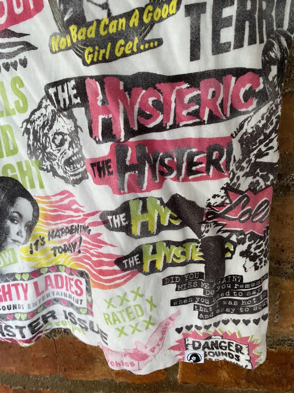 Hysteric Glamour HG 84 back all over print tee Size US L / EU 52-54 / 3 - 5 Thumbnail